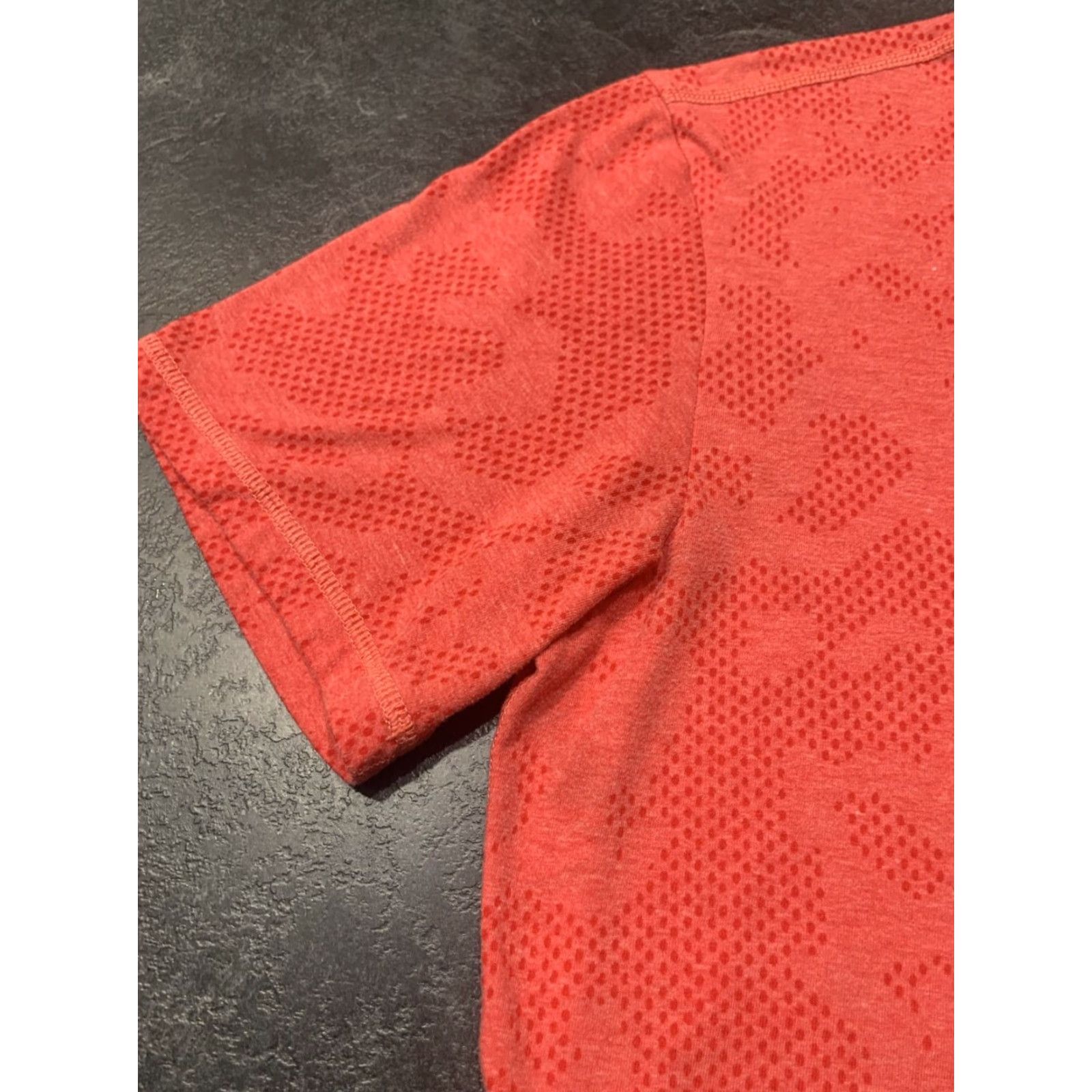 Adidas Adidas Mens T-Shirt Short Sleeve Crew Neck Cotton Blend Red All Seasons Logo Athletic Medium Size US M / EU 48-50 / 2 - 6 Thumbnail