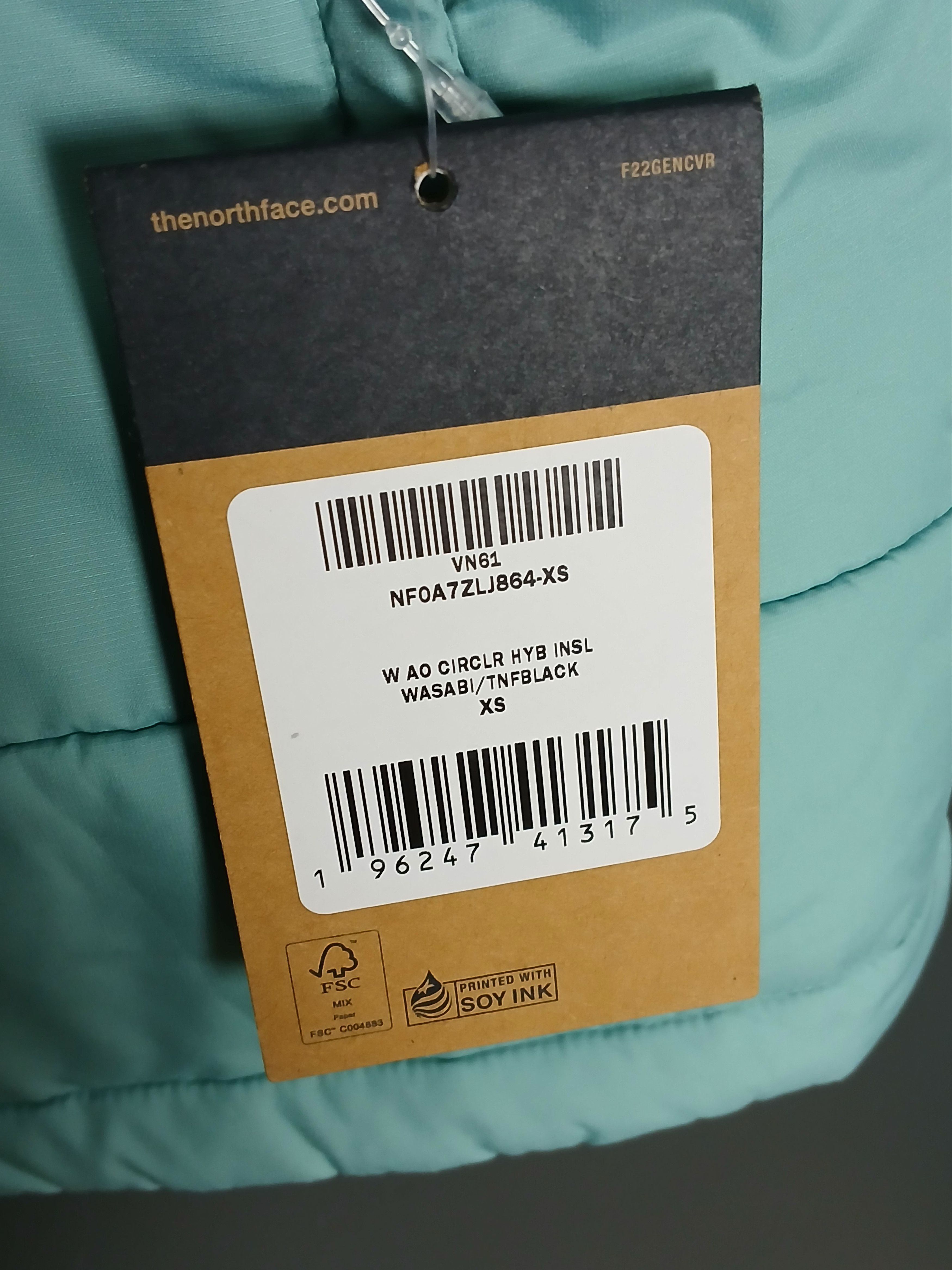 The North Face New The North Face Circular Hybrid Insulation Jacket Size XS / US 0-2 / IT 36-38 - 16 Thumbnail