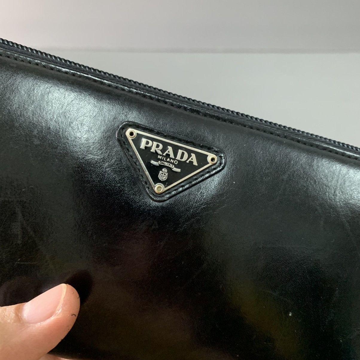 Prada Prada Leather Long Wallet Size ONE SIZE - 5 Thumbnail