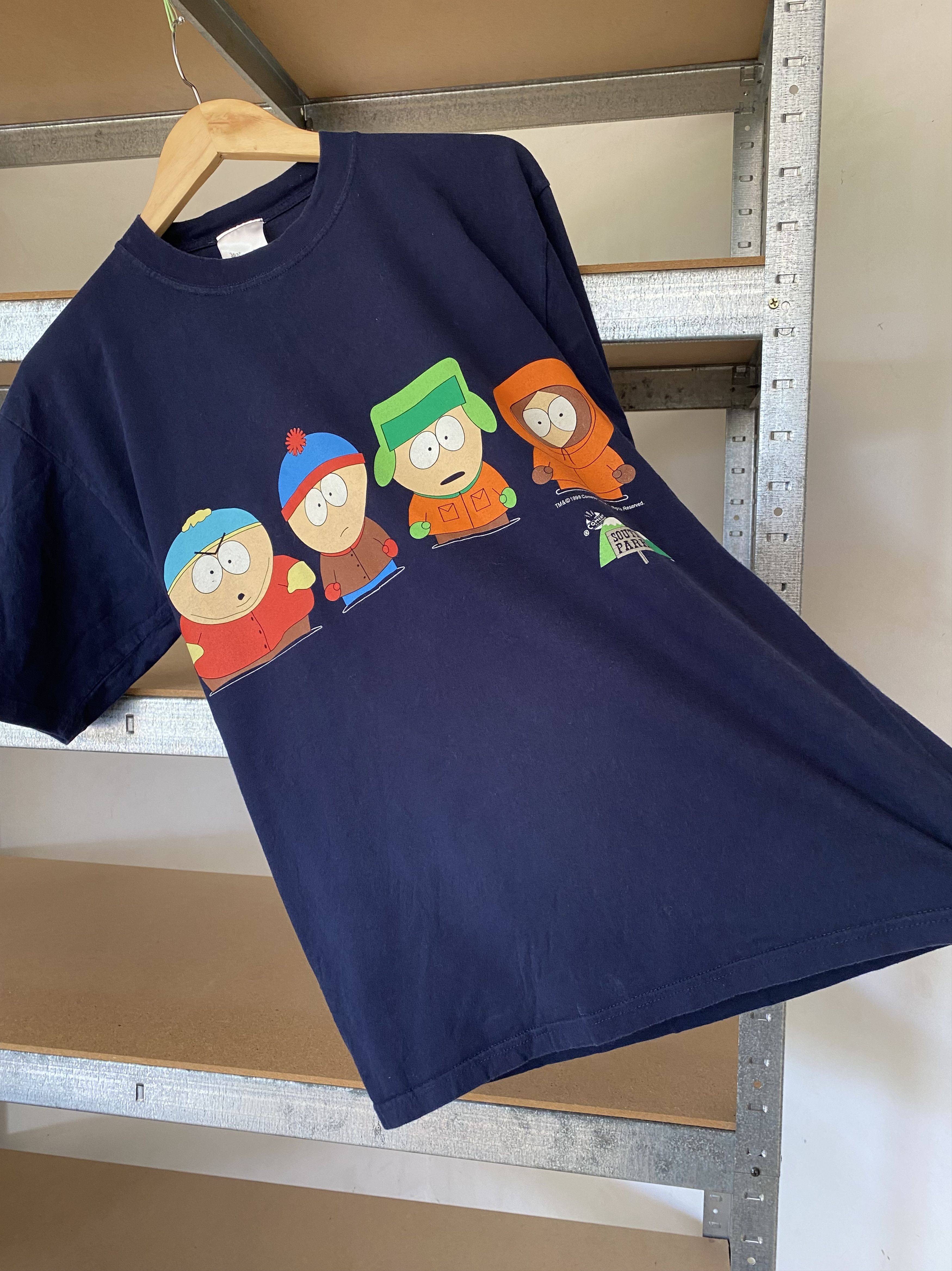Cartoon Network South Park Vintage 1998 Navy Blue Cartoon Movie Tee Size US M / EU 48-50 / 2 - 8 Thumbnail