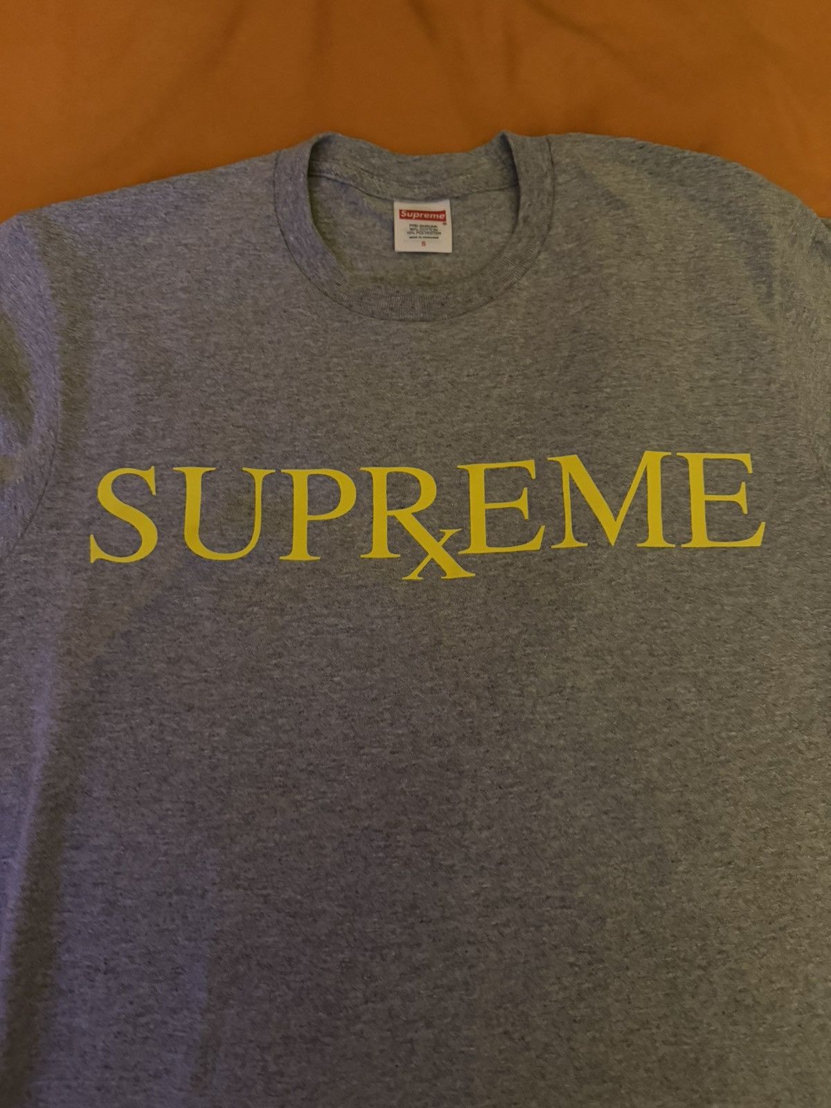 Supreme Grey Supreme Rx Tee Size US S / EU 44-46 / 1 - 3 Thumbnail