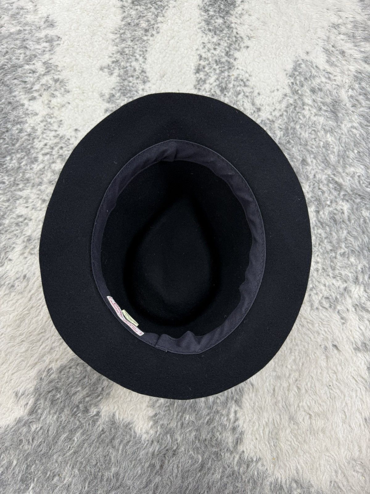 CA4LA × Japanese Brand × Orslow Iconic Ca4la Japan Map Black Fedora Wool Hat Size ONE SIZE - 8 Thumbnail