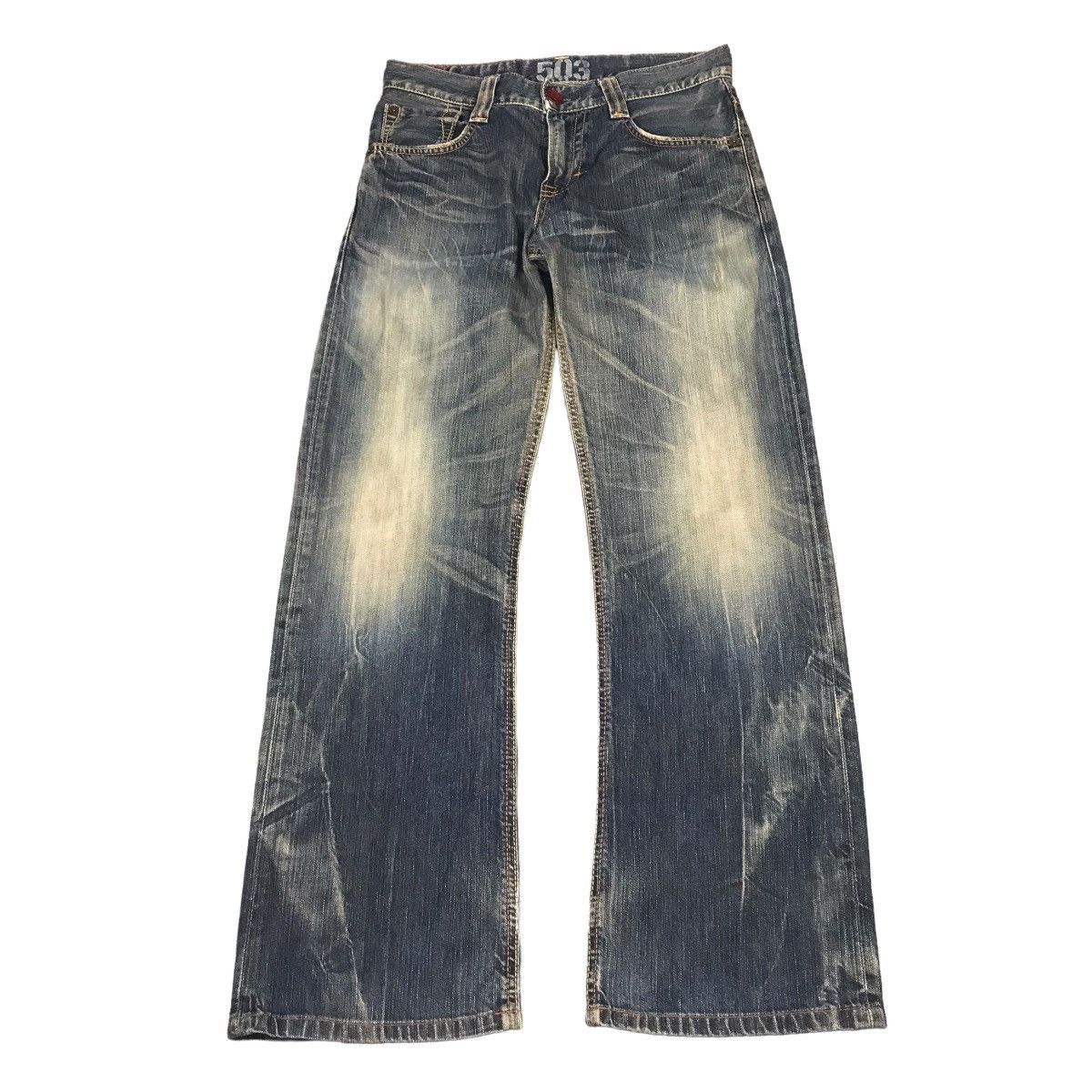 FLARE DENIM EDWIN 503 BLUE FADED JAPAN DENIM PANTS 141