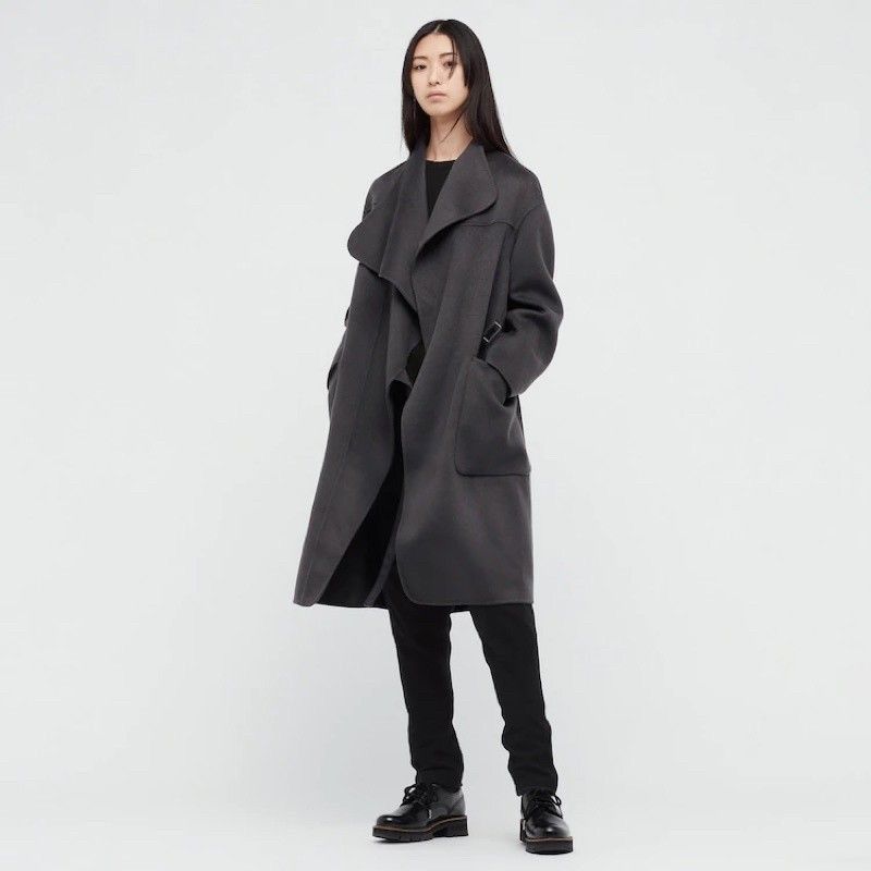 Jil Sander × Uniqlo +J Cashmere Blend Collarless Coat Size M / US 6-8 / IT 42-44 - 1 Thumbnail
