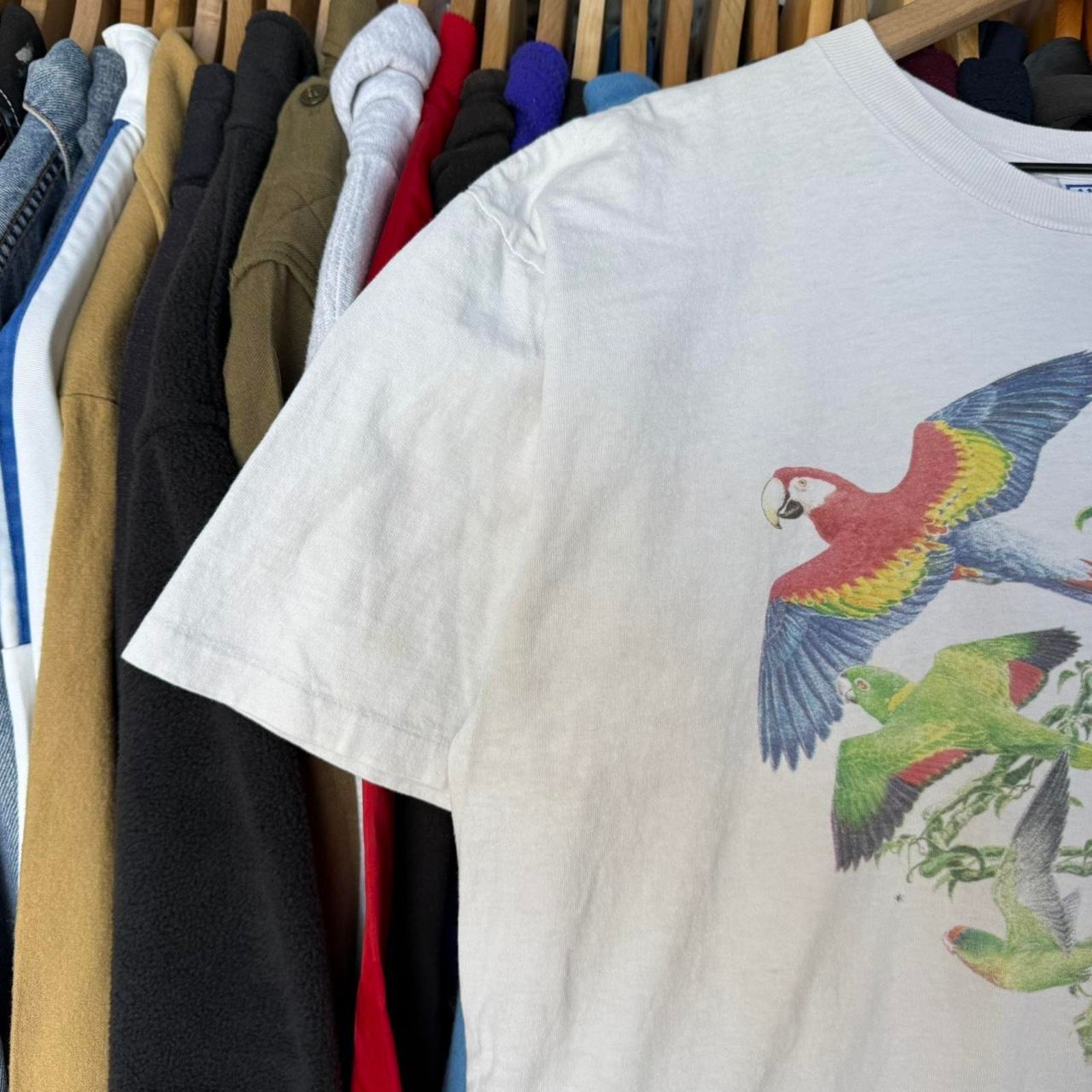 Other Vintage 90s Psittacine Research Project Nature T-Shirt Size US XL / EU 56 / 4 - 6 Thumbnail