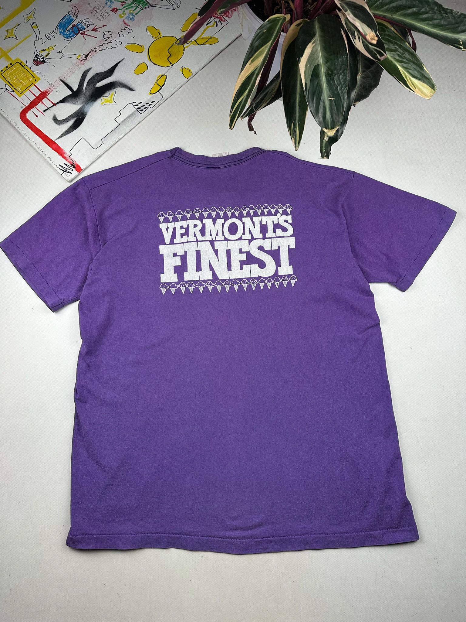 Vintage Vintage Ben & Jerry's Single Stitch Tee Size US XXL / EU 58 / 5 - 2 Thumbnail