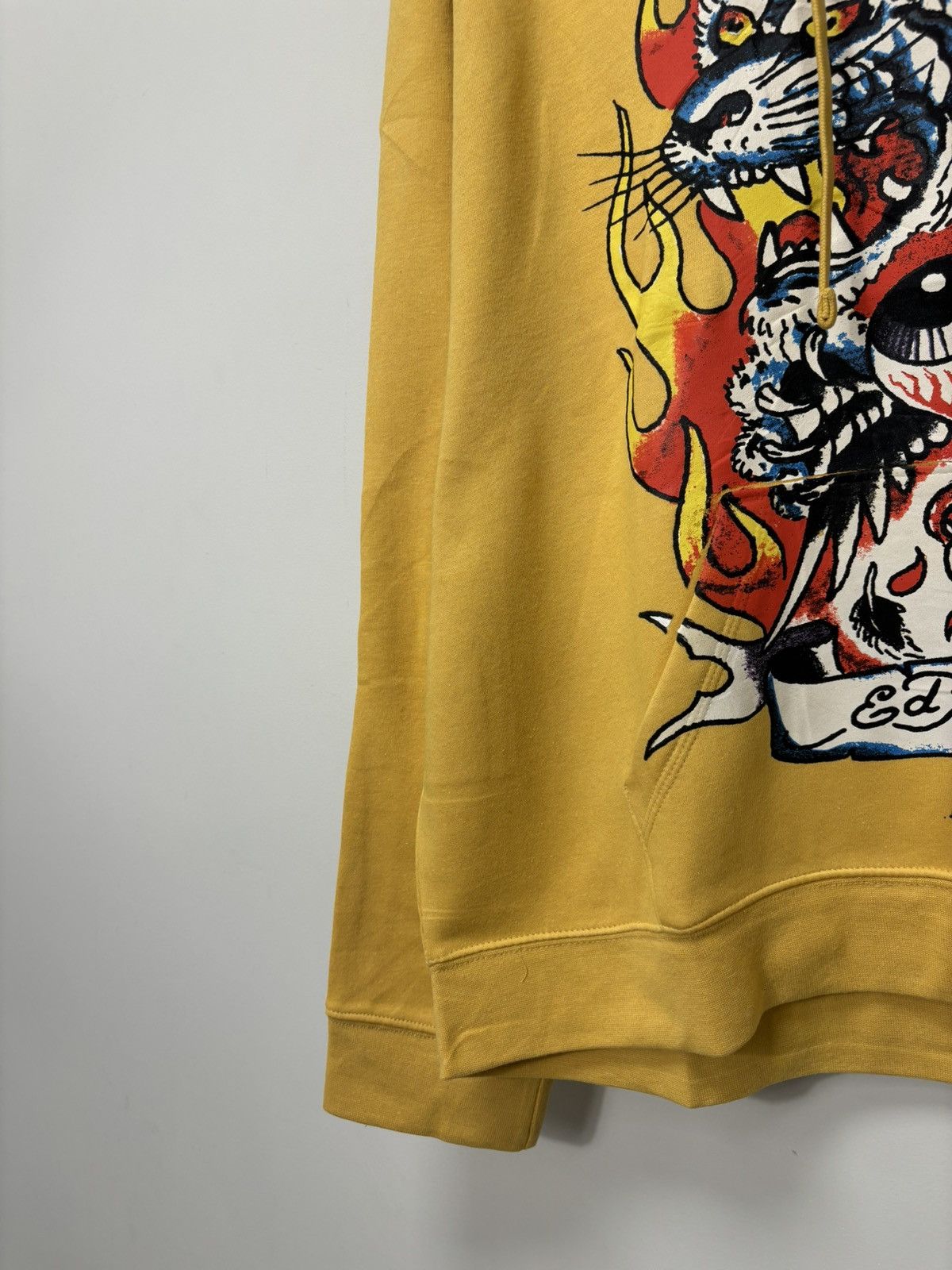 Christian Audigier Ed Hardy Tattoo Tiger Fire Y2K Logo NEW Hype Hoodie Size US XL / EU 56 / 4 - 5 Thumbnail