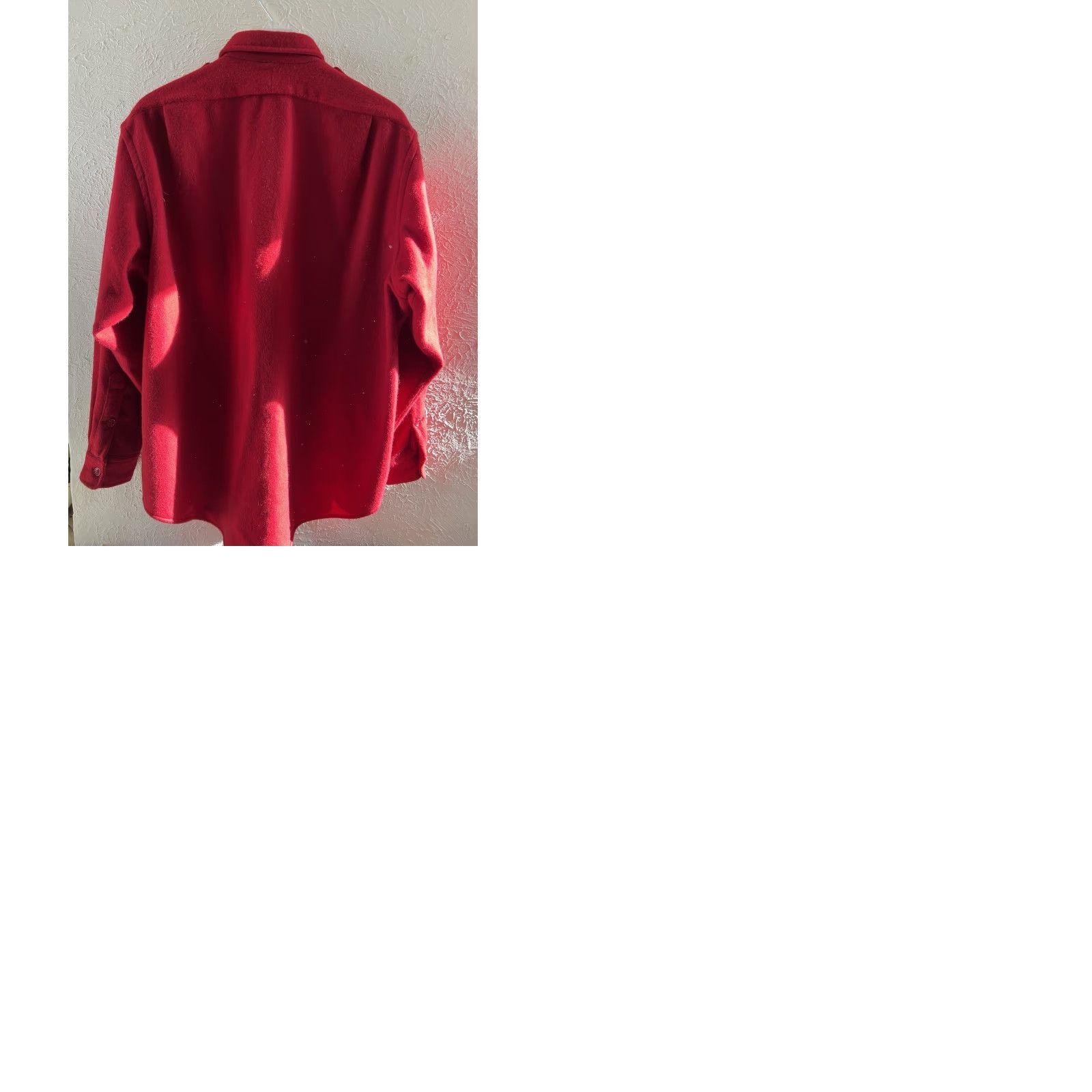 Polo Ralph Lauren VINTAGE Polo Ralph Lauren Wool CPO Shirt XL-2XL Red - Button-Up, Long Sleeve, Casual, Casual Mens Shirt XL Red Wool Twill Damaged? Size US XL / EU 56 / 4 - 10 Thumbnail