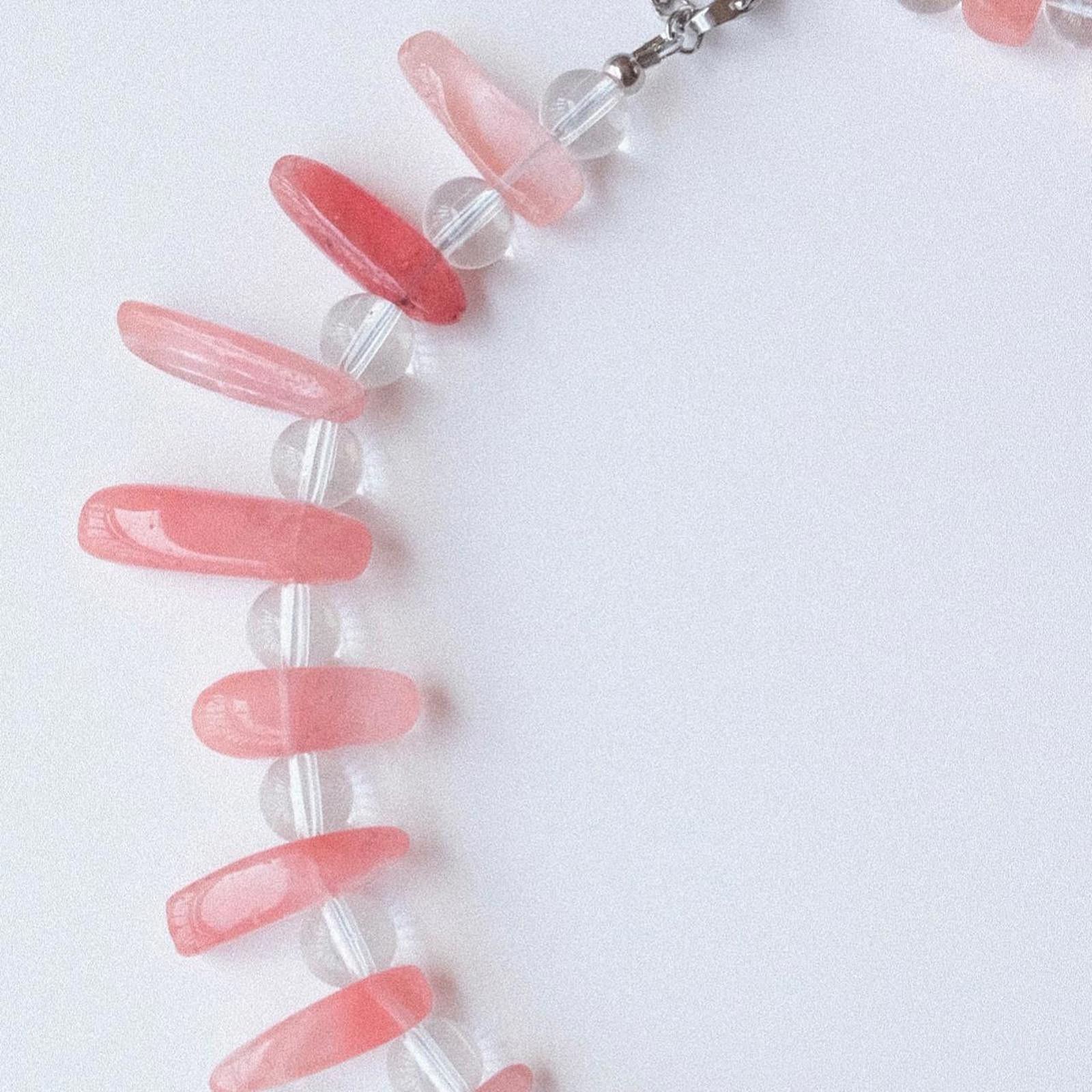 Handmade Handmade Flower Pendant Beaded Necklace Size ONE SIZE - 8 Thumbnail