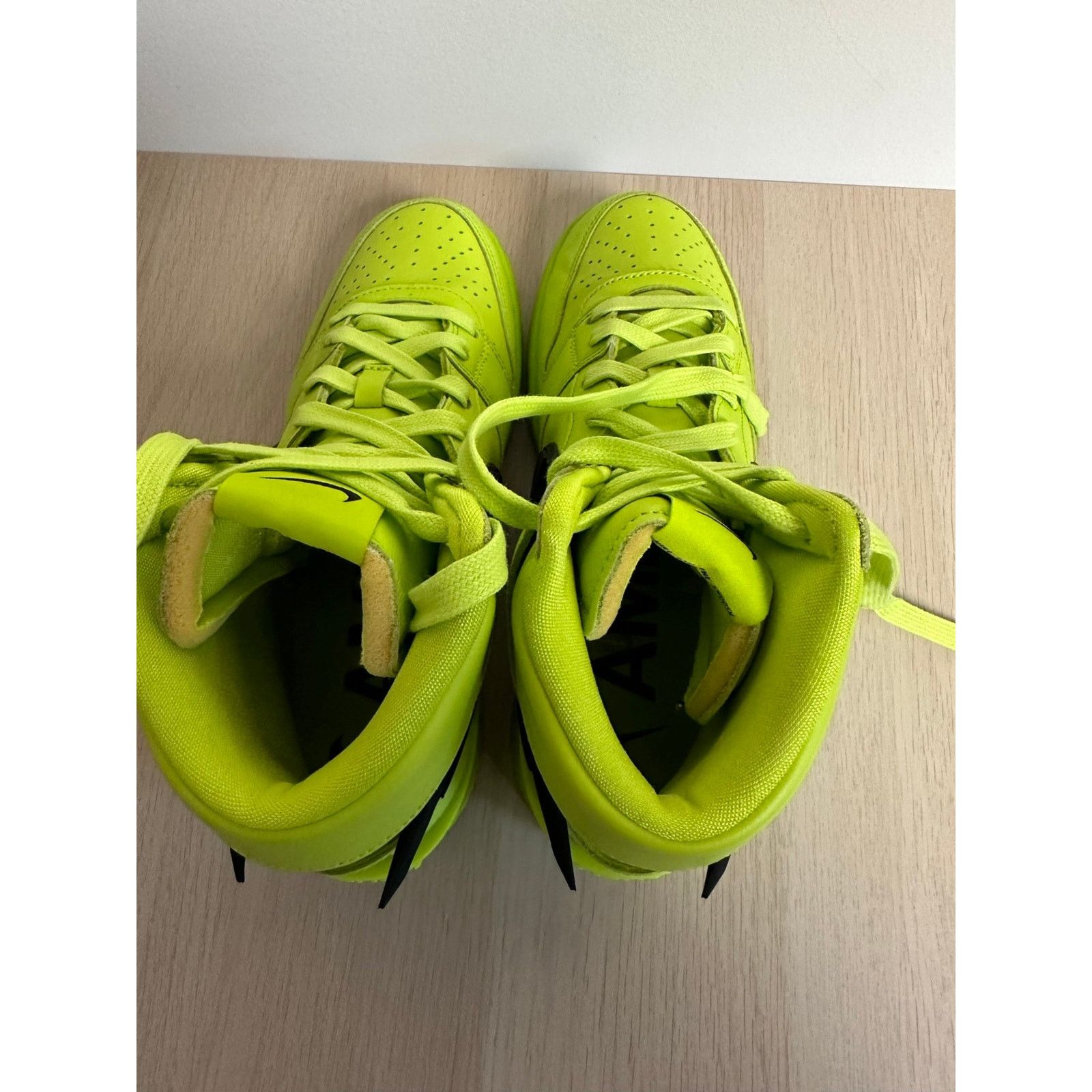 Nike Nike x AMBUSH Dunk High Flash Lime Size 9W - LIKE NEW Size US 9 / IT 39 - 8 Thumbnail