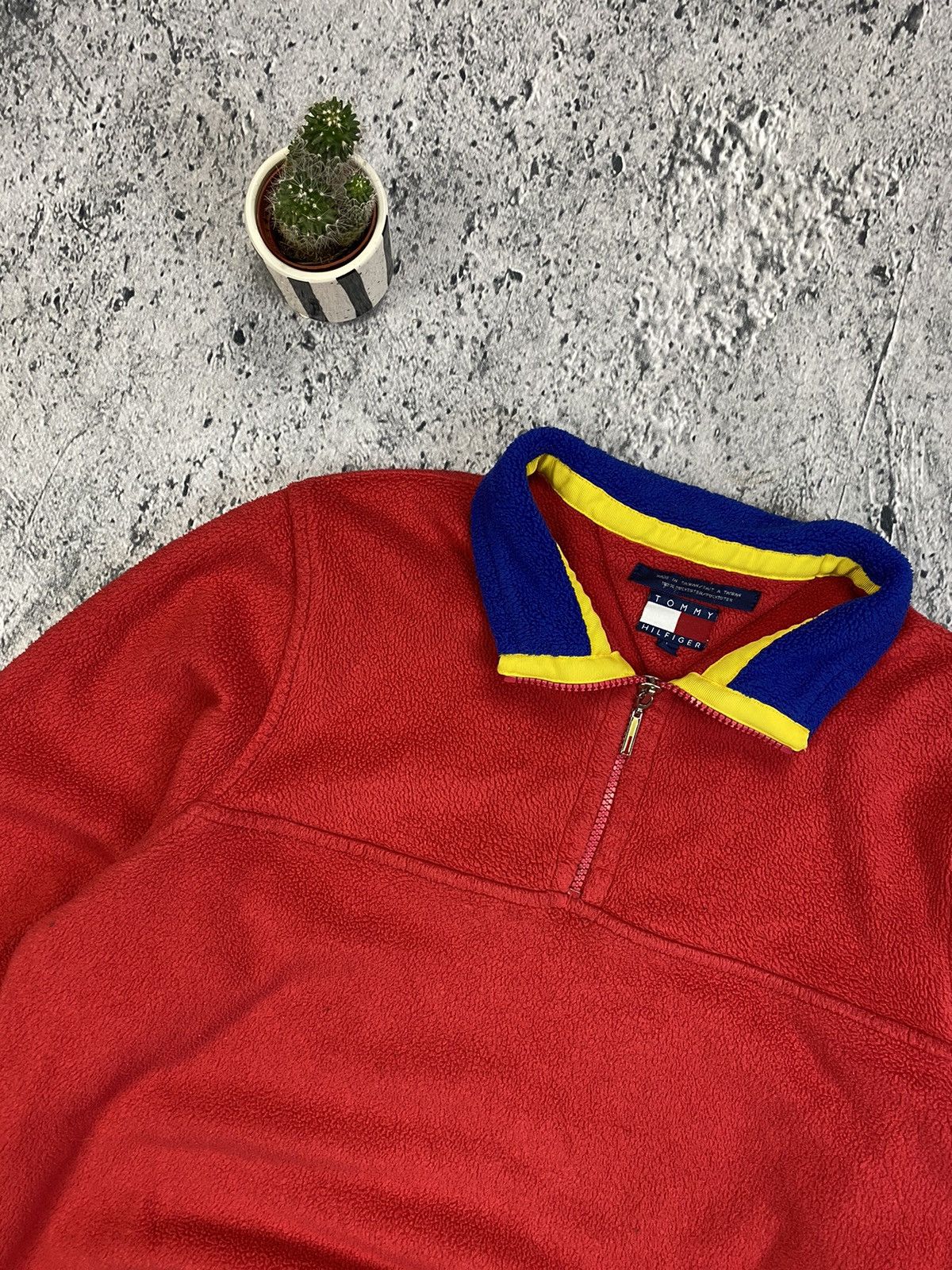 Tommy Hilfiger × Vintage Vintage Fleece Tommy Hilfiger 90’ Size US L / EU 52-54 / 3 - 2 Thumbnail