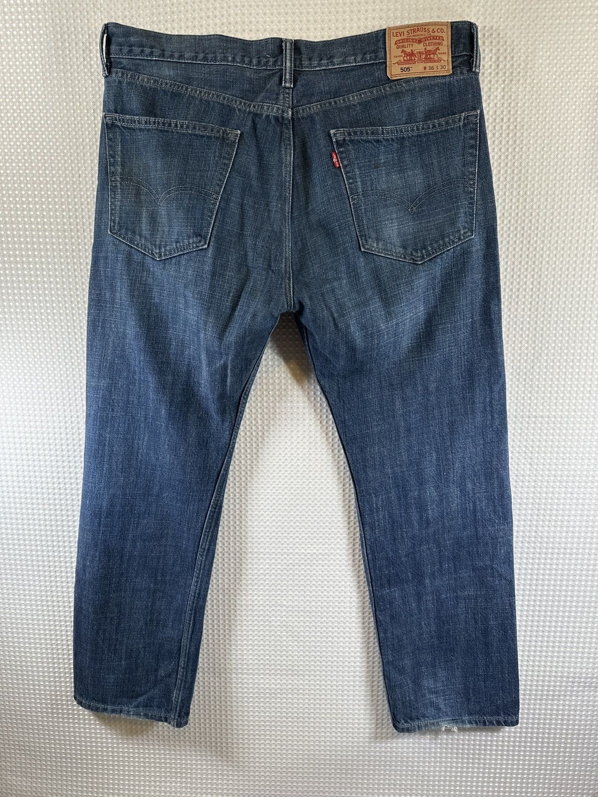 Levi's Levis 505 Jeans Red Tab 36x30 Size US 36 / EU 52 - 2 Thumbnail