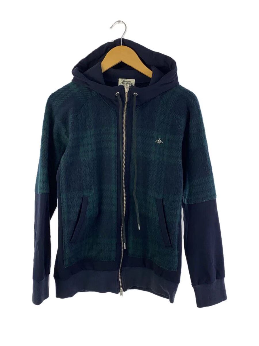 Vivienne Westwood Reconstructed Plaid Orb Zip Hoodie Size US S / EU 44-46 / 1 - 1 Thumbnail