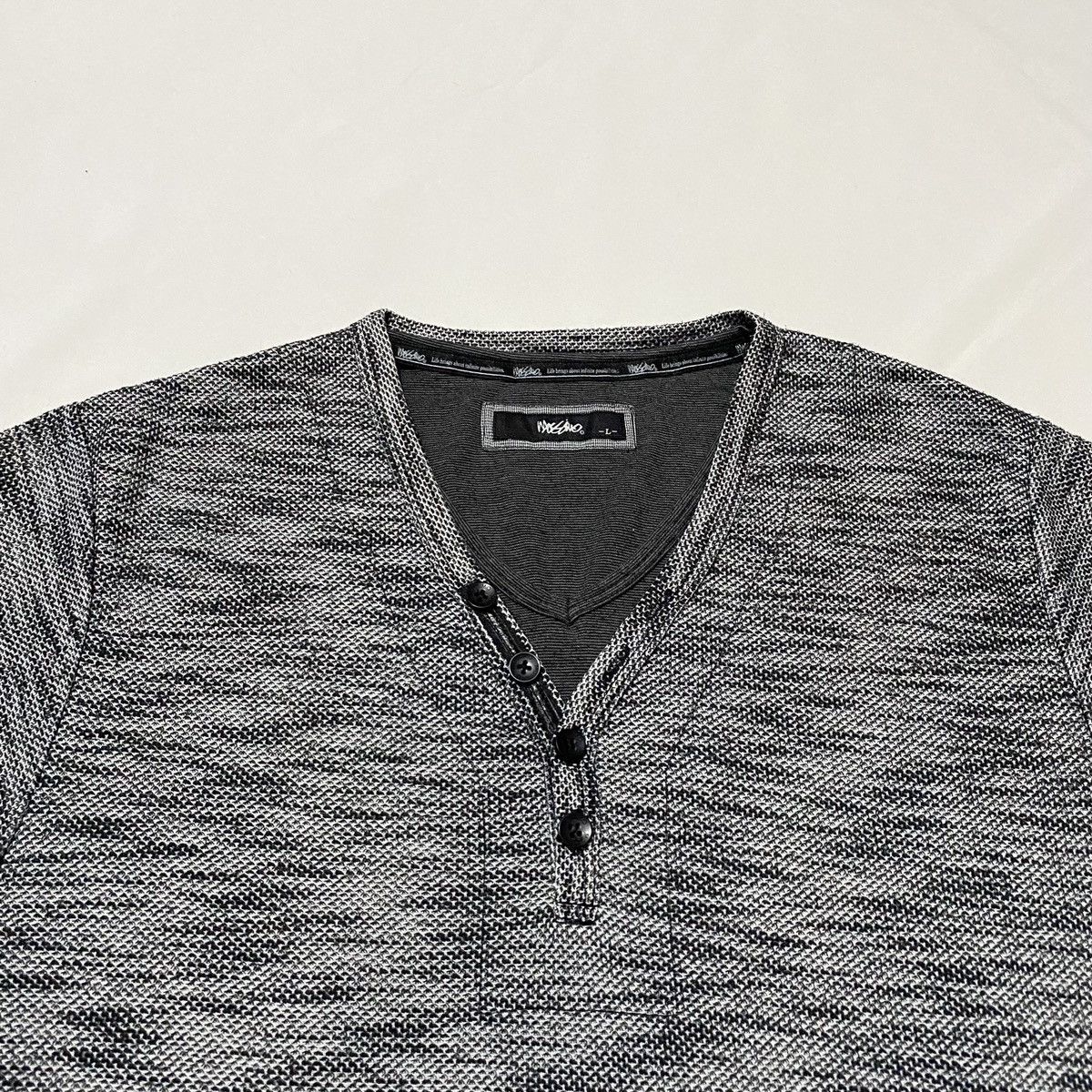 14th Addiction × If Six Was Nine × In The Attic Japanese Double Layer Knitted Tees Size US L / EU 52-54 / 3 - 8 Thumbnail