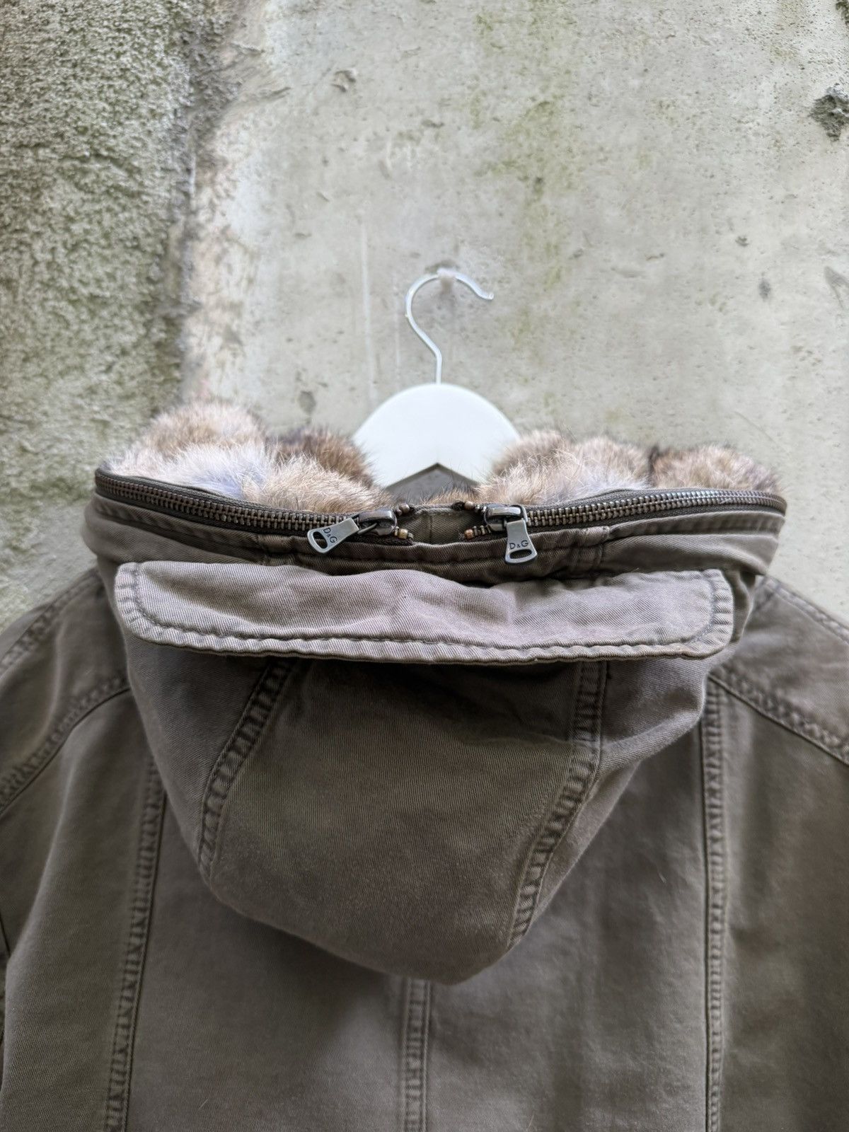 Dolce & Gabbana Dolce & Gabbana Rabbit Fur Lined Parka Size US M / EU 48-50 / 2 - 12 Thumbnail