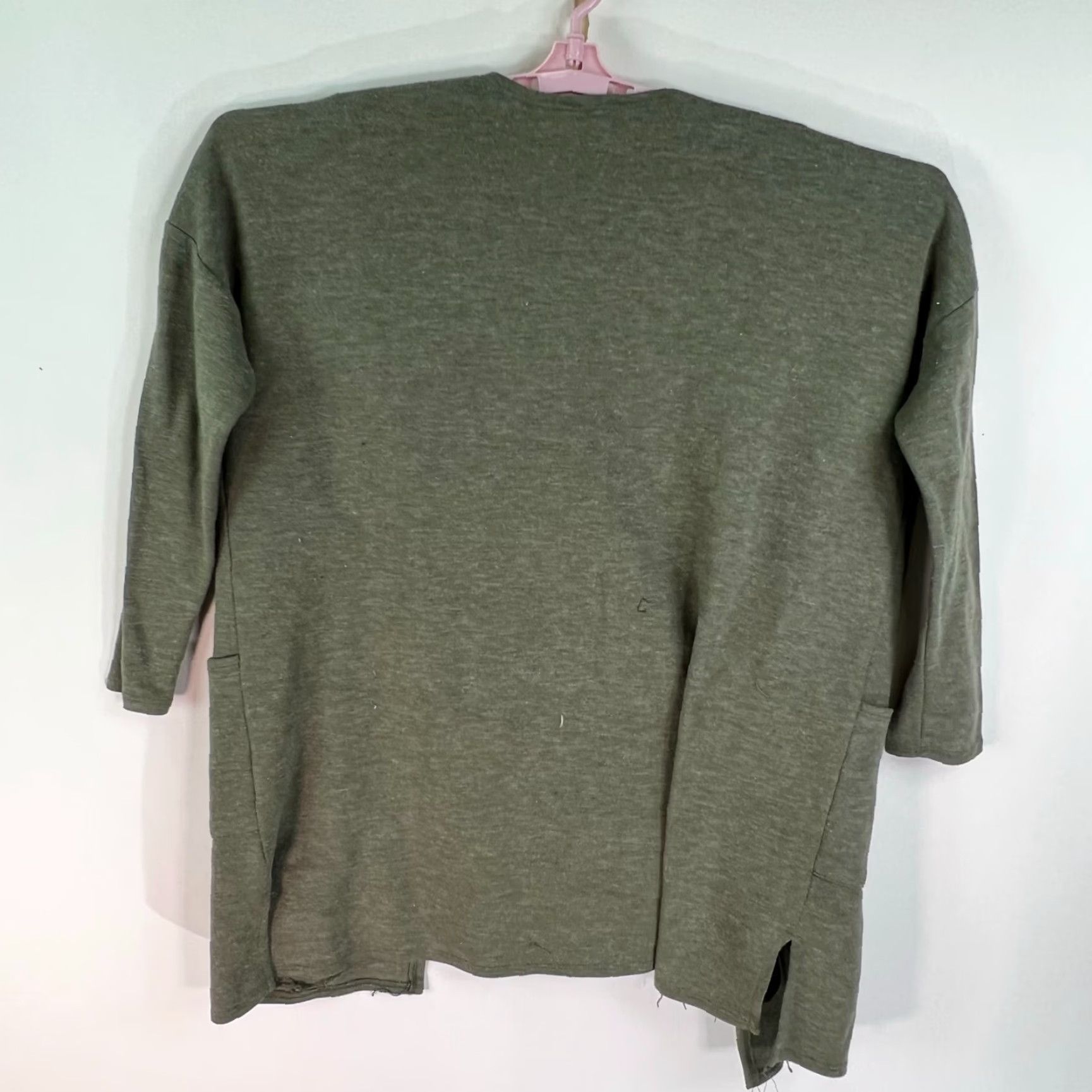 Vintage VINTAGE Texas True Threads Open Cardigan Womens XL Green Pockets Relaxed Fit Cardigan Size XL / US 12-14 / IT 48-50 - 5 Thumbnail