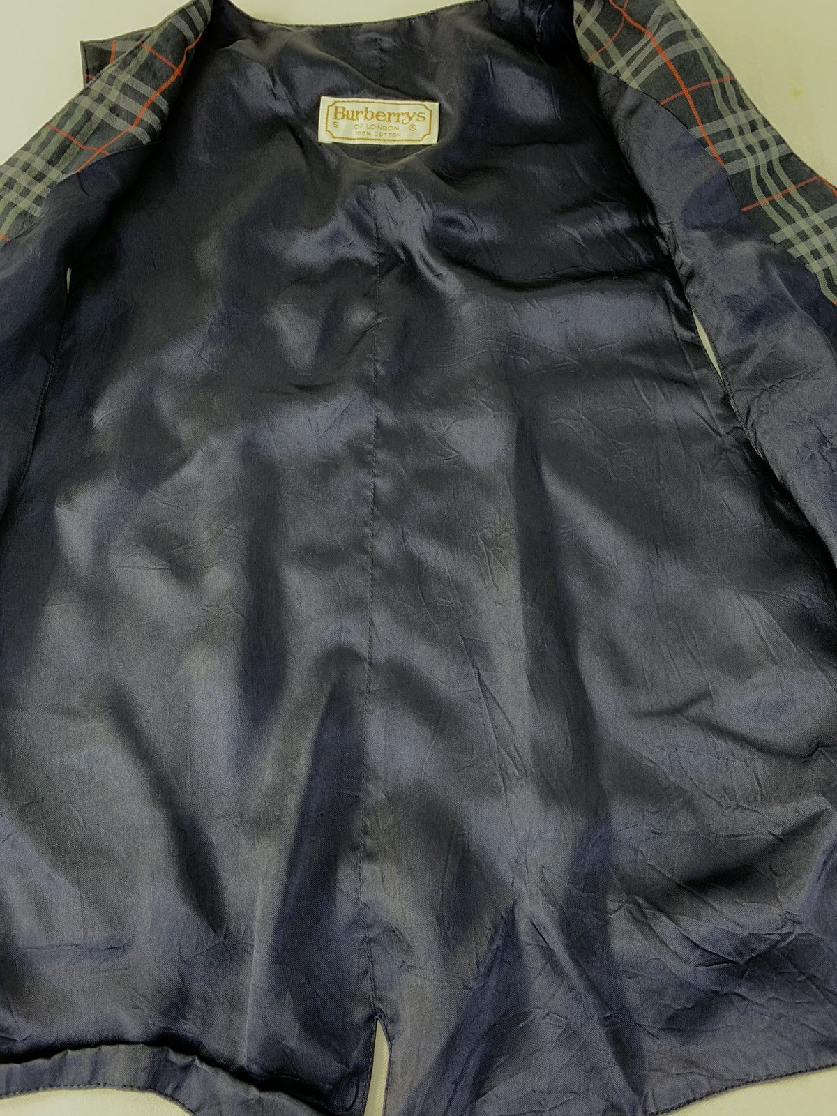 Burberry Vintage Burberrys London Nova Check Monogram Vest Waistcoat Size S / US 4 / IT 40 - 5 Thumbnail