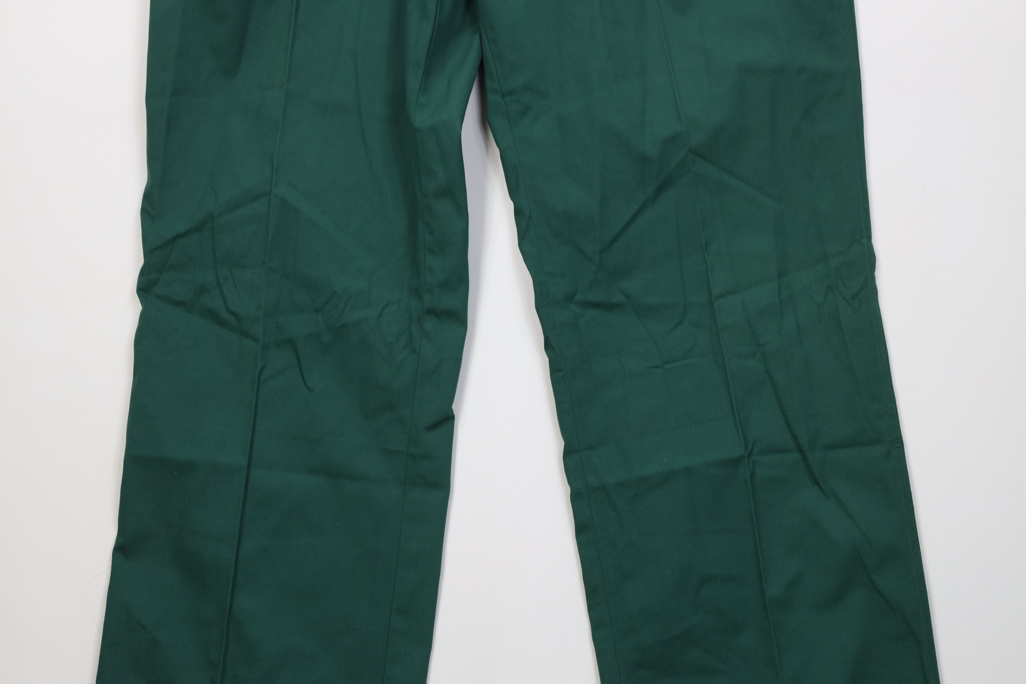 Vintage Deadstock Vintage 70s Streetwear Wide Leg Chino Pants Green Size US 34 / EU 50 - 3 Thumbnail