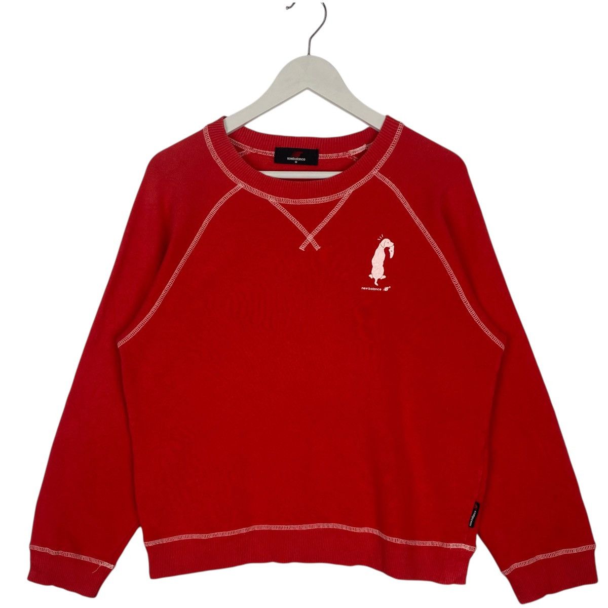 Other Vintage New Balance Sweatshirt Crewneck Red Pullover Size M Size US M / EU 48-50 / 2 - 1 Thumbnail