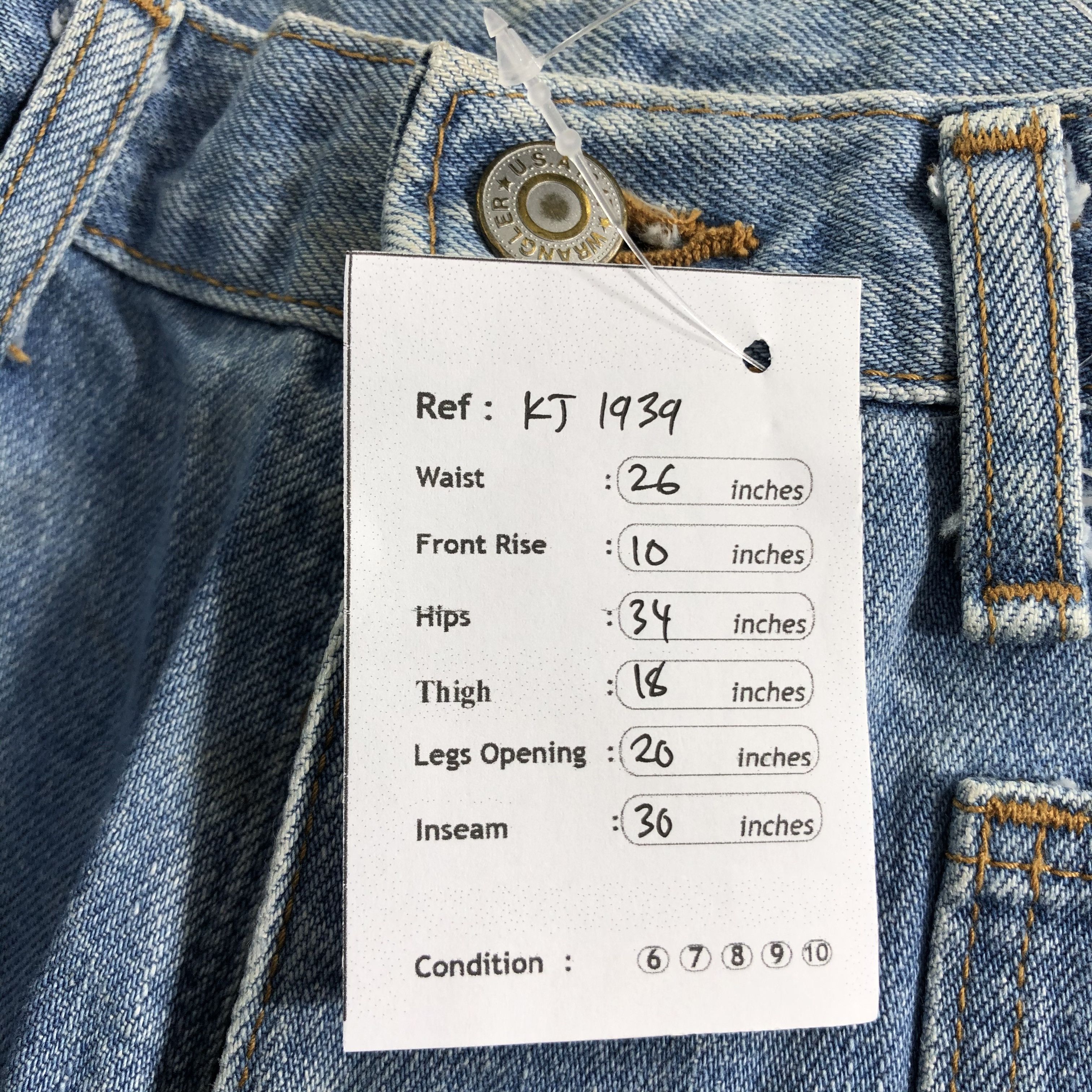 Vintage Vintage Wrangler Bush Pants Flared Jeans KJ1939 Size US 26 / EU 42 - 10 Thumbnail