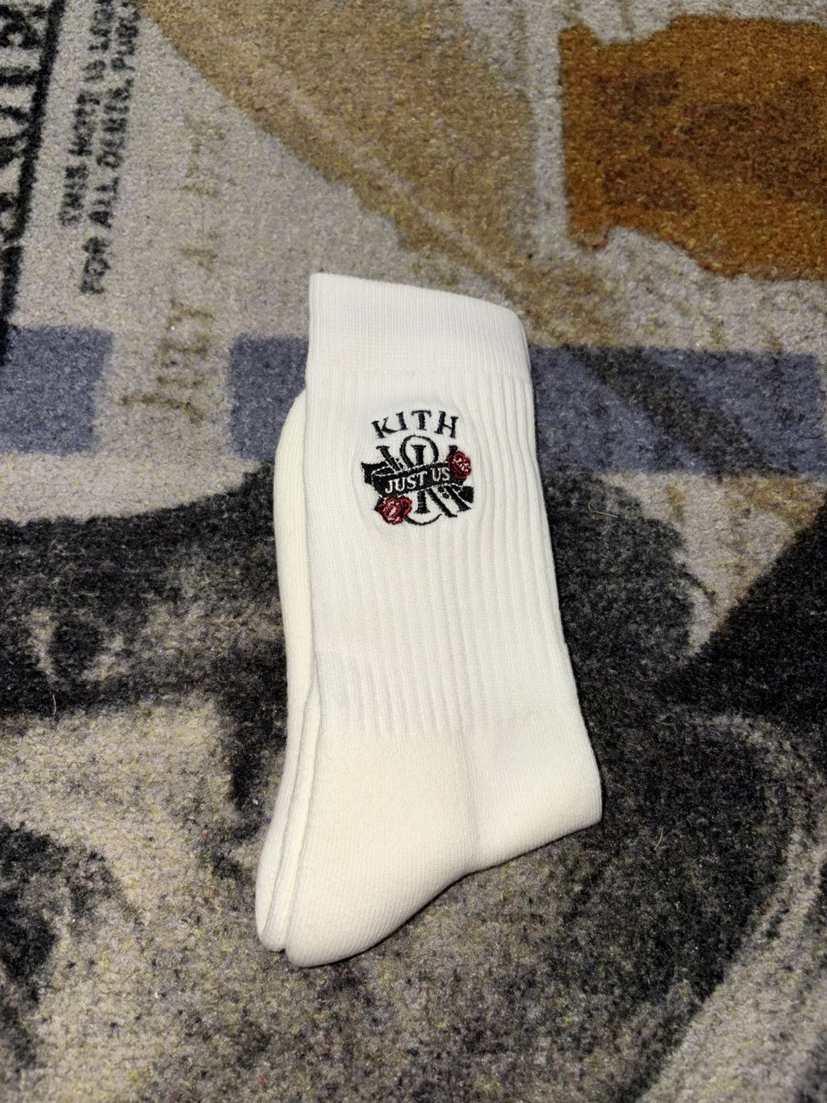 Kith Kith Just Us Crew Socks Size ONE SIZE - 1 Thumbnail