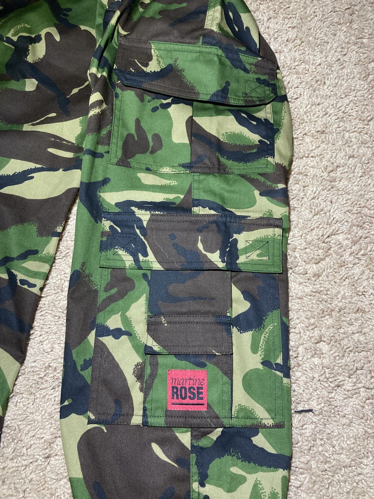 Martine Rose SS23 Martine Rose Camo Cargo Pants 4 Pocket MR Sport Logo Size US 30 / EU 46 - 5 Thumbnail