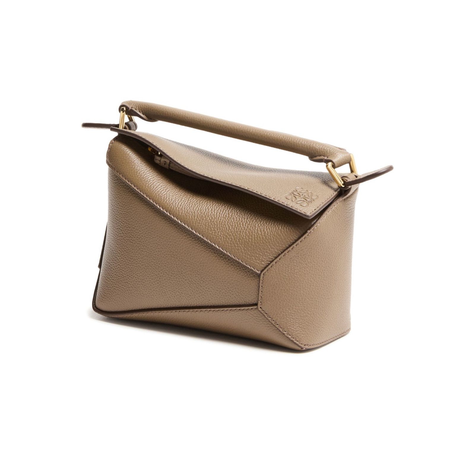 Loewe LOEWE Puzzle Edge Mini Taupe Leather Handbag New & Authentic Size ONE SIZE - 1 Thumbnail