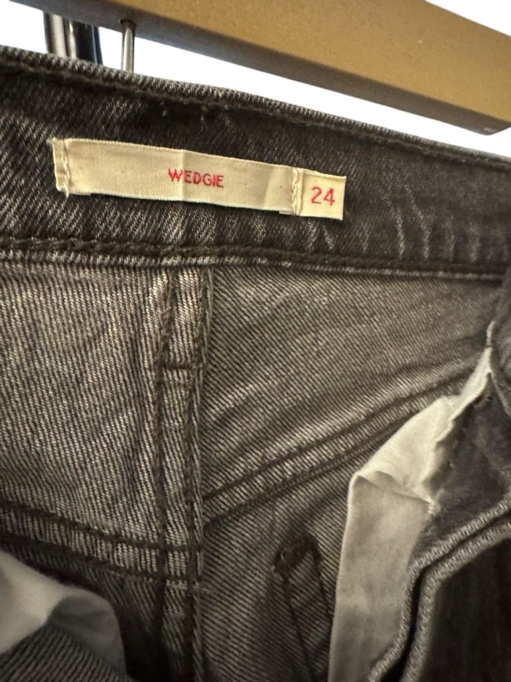 Levi's Levi's Premium Wedgie Straight Jeans XS-24 waist Size 24" / US 00 / IT 34 - 4 Thumbnail
