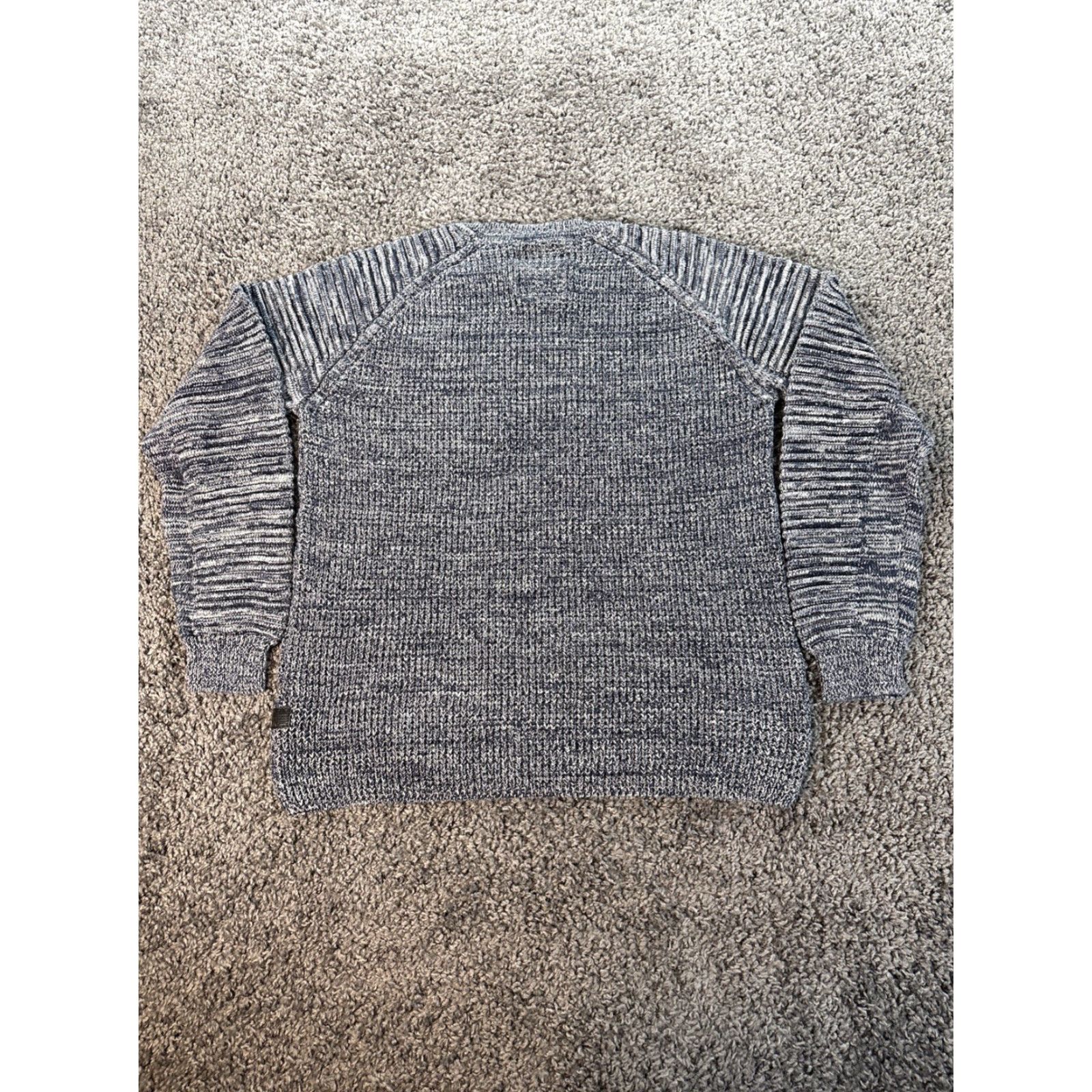 G-Star G-Star Suzaki R Knit Sweater Jumper XL Mens Blue Cotton Chunky Knit Pullover Street Knit Size US XL / EU 56 / 4 - 5 Thumbnail