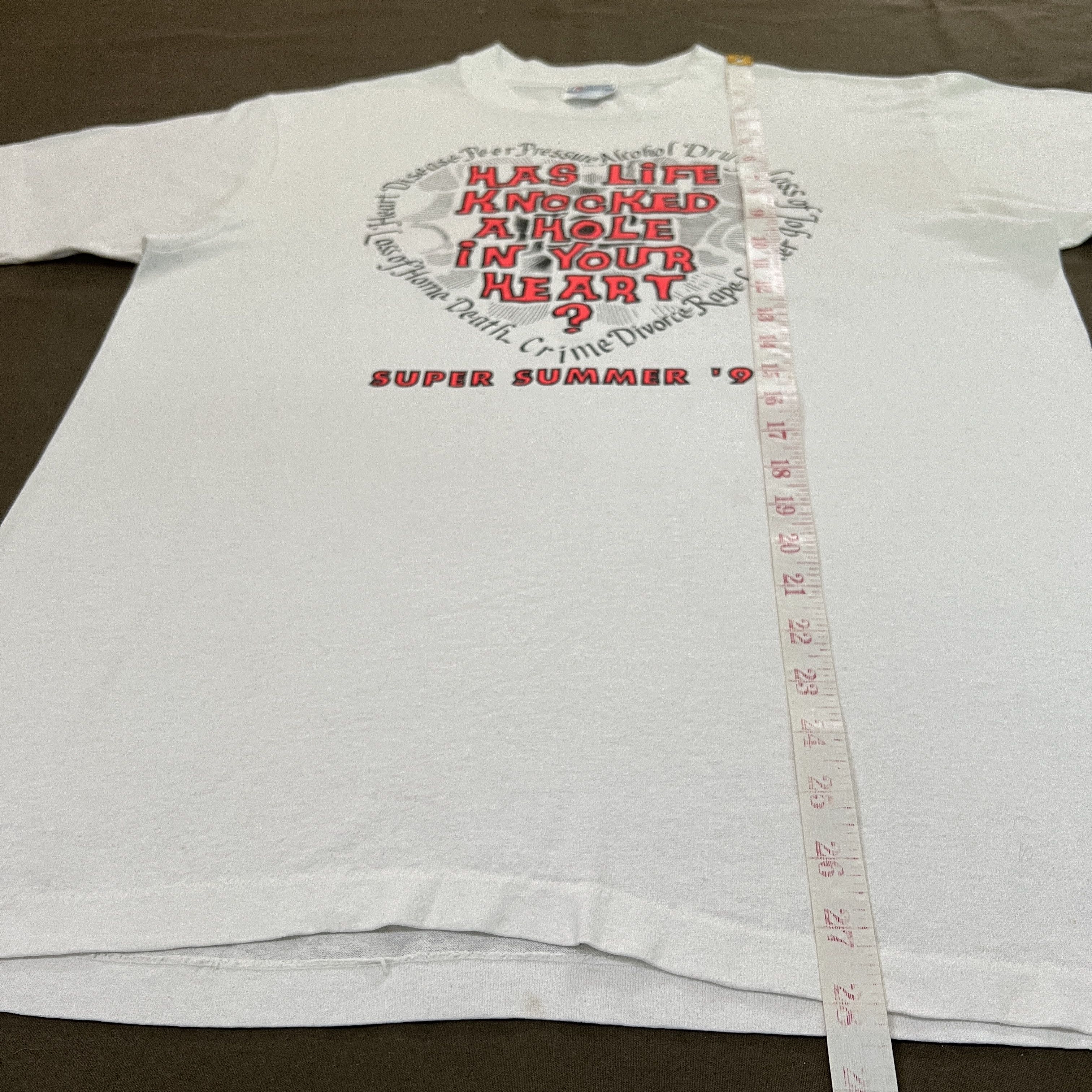 Vintage Vintage 90s Jesus God Holy Bible Promo Tee crime drugs Size US L / EU 52-54 / 3 - 9 Thumbnail