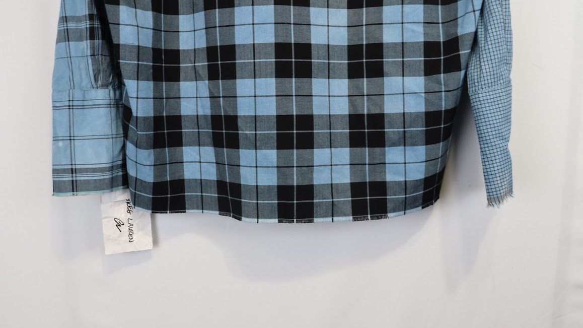 Greg Lauren o1rshd1 Button Up Shirt in Blue/Navy Blue Size US L / EU 52-54 / 3 - 15 Thumbnail