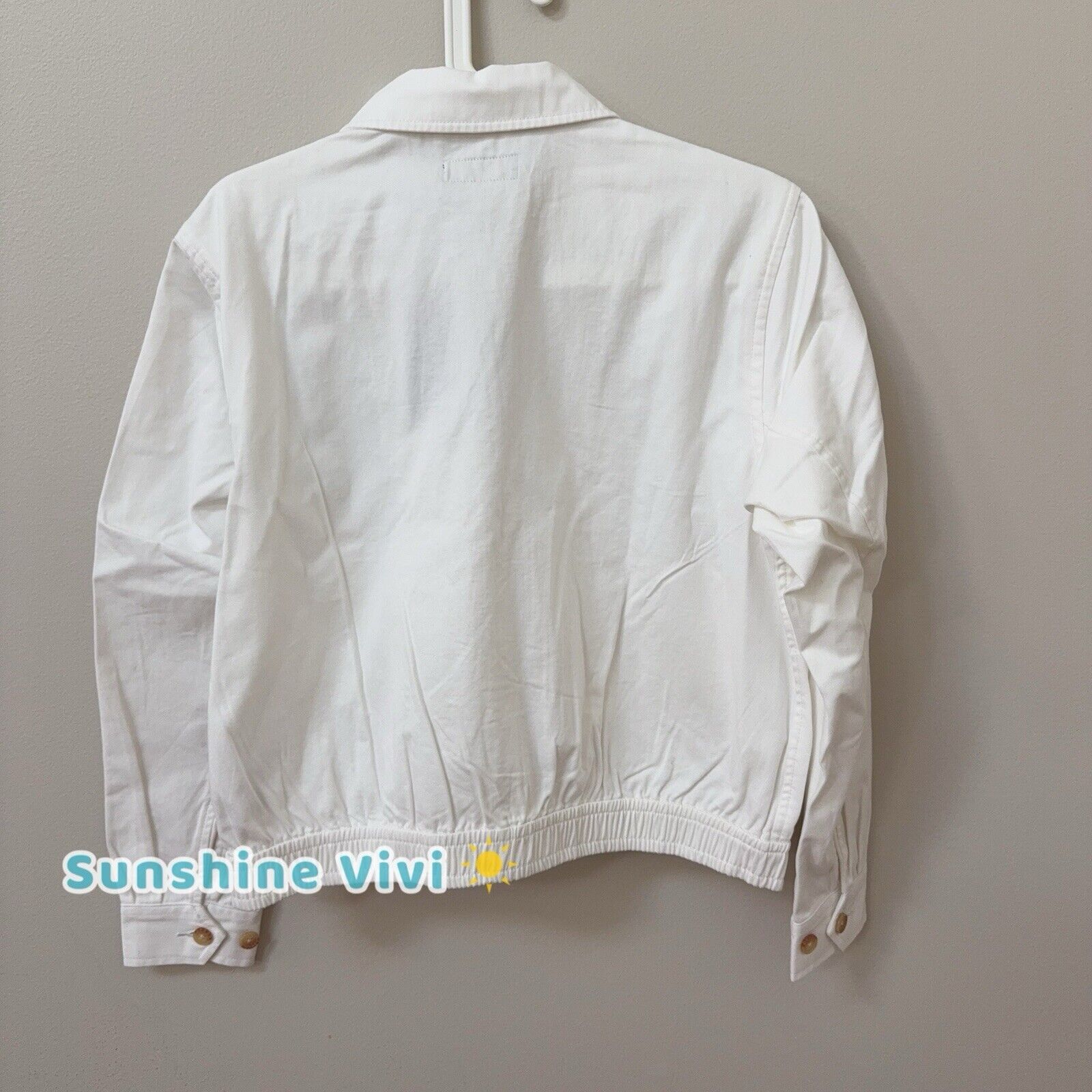 Polo Ralph Lauren NWT Polo Ralph Lauren Women Cotton Twill JACKET White large Size L / US 10 / IT 46 - 5 Thumbnail