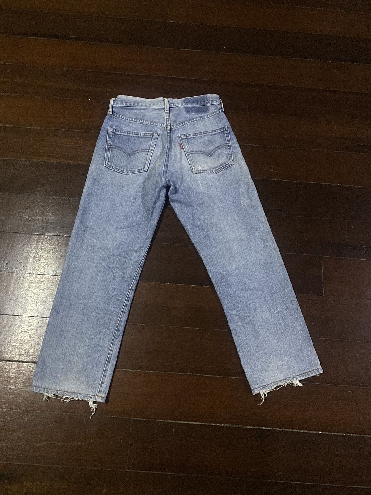Levi's Vintage 90s levis BIG E LVC distressed selvedge denim Size 30" / US 8 / IT 44 - 13 Thumbnail
