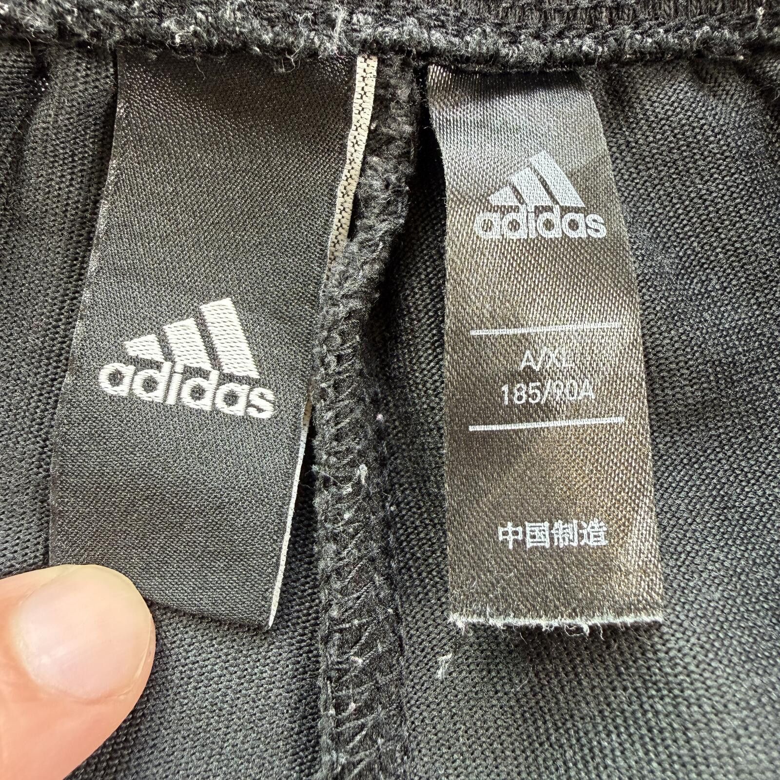 Adidas Adidas 3 Stripe Black Track Pants Joggers Men L Athletic Y2K Size US 34 / EU 50 - 5 Thumbnail