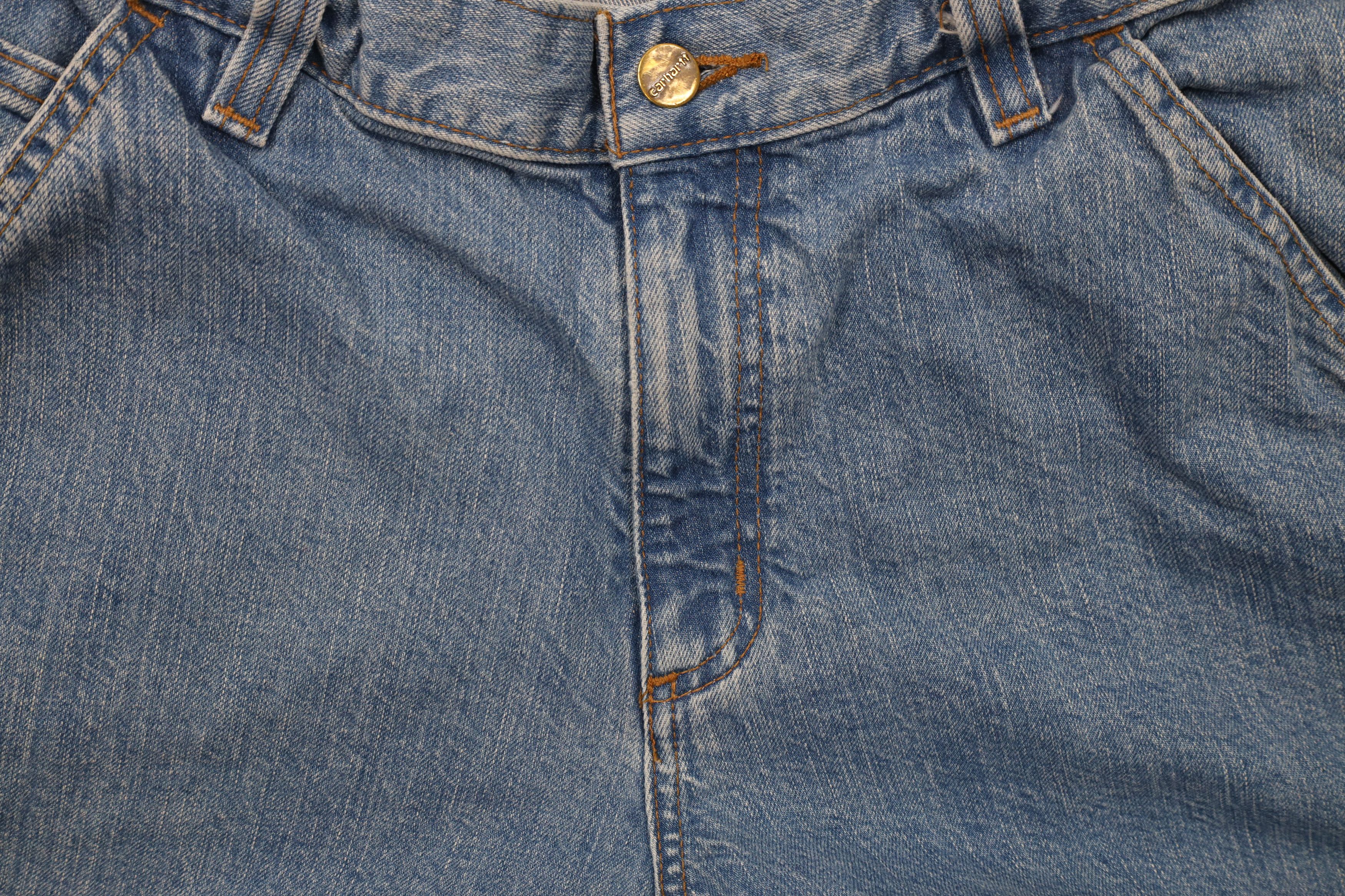 Carhartt × Vintage Vintage Y2K Carhartt Spell Relaxed Fit Dungaree Denim Jeans Size US 33 - 13 Thumbnail