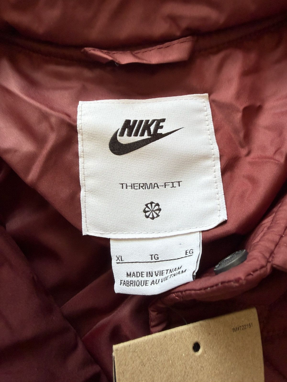 Nike Nike Quilted Coat All-over Logo Size US XL / EU 56 / 4 - 7 Thumbnail