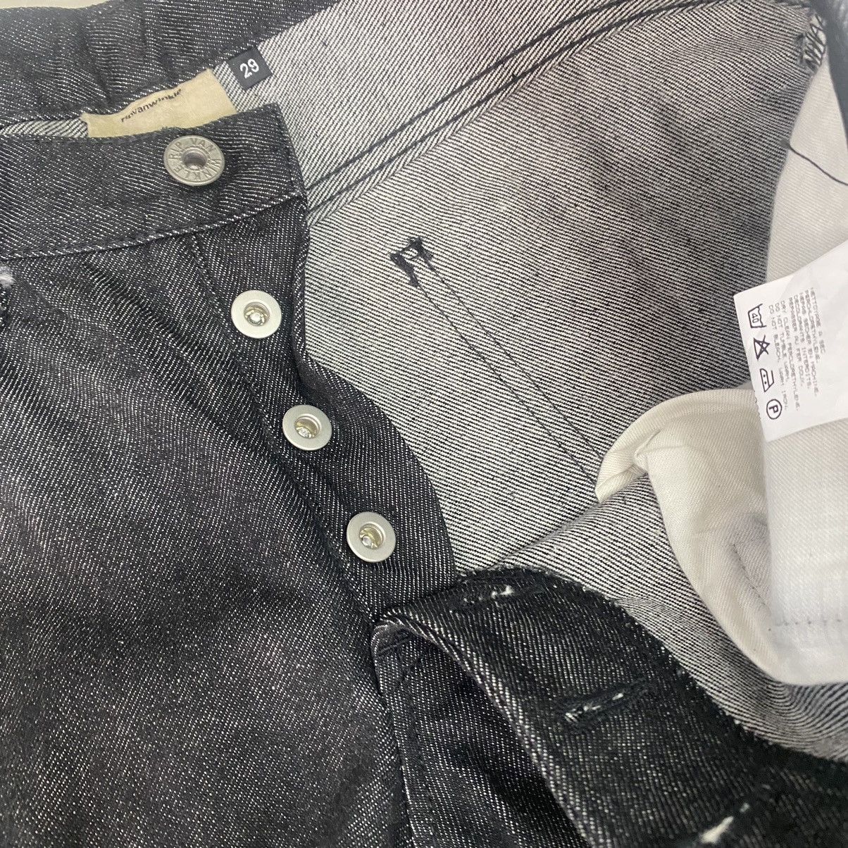 RIPVANWINKLE RIP VAN WINKLE Denim Flare Jeans Black Size US 29 - 18 Thumbnail