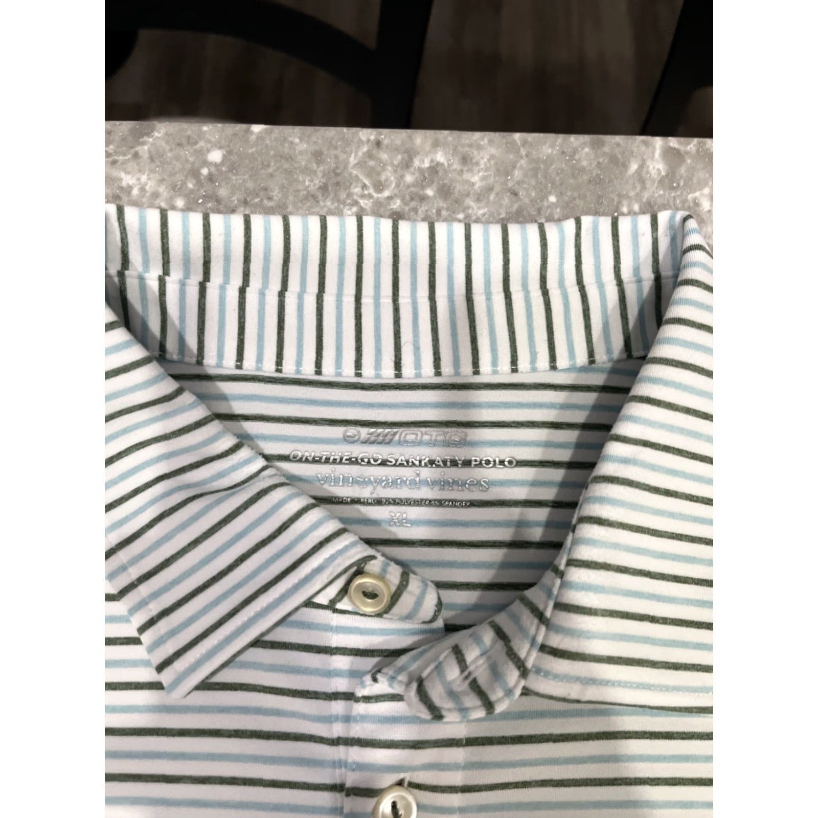 Vineyard Vines Vineyard Vines Polo Shirt Striped XL Men Short Sleeve Regular Fit Multicolor Logo OTG Sankaty Performance Size US XL / EU 56 / 4 - 3 Thumbnail