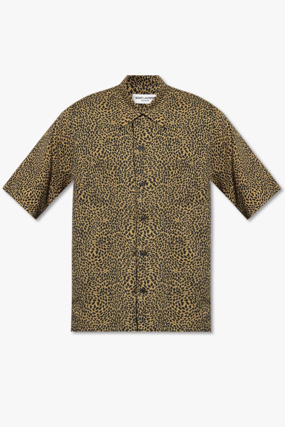 Saint Laurent Paris $1k 🤑 SS23 Saint Laurent logo leopard print shirt camp Size US L / EU 52-54 / 3 - 5 Thumbnail