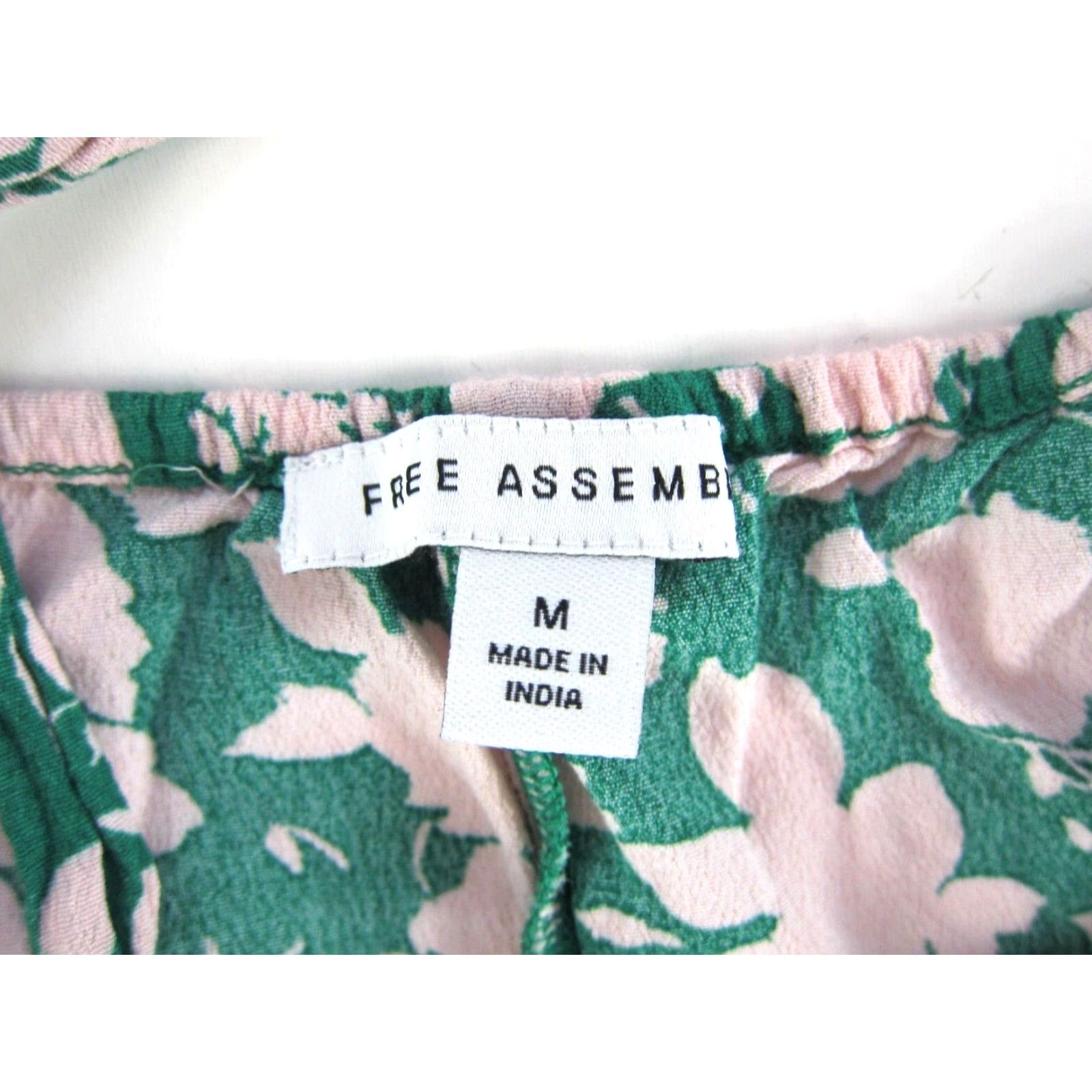Vintage Free Assembly Green Floral Maxi Tank Slip Sun Dress M Size M / US 6-8 / IT 42-44 - 3 Thumbnail