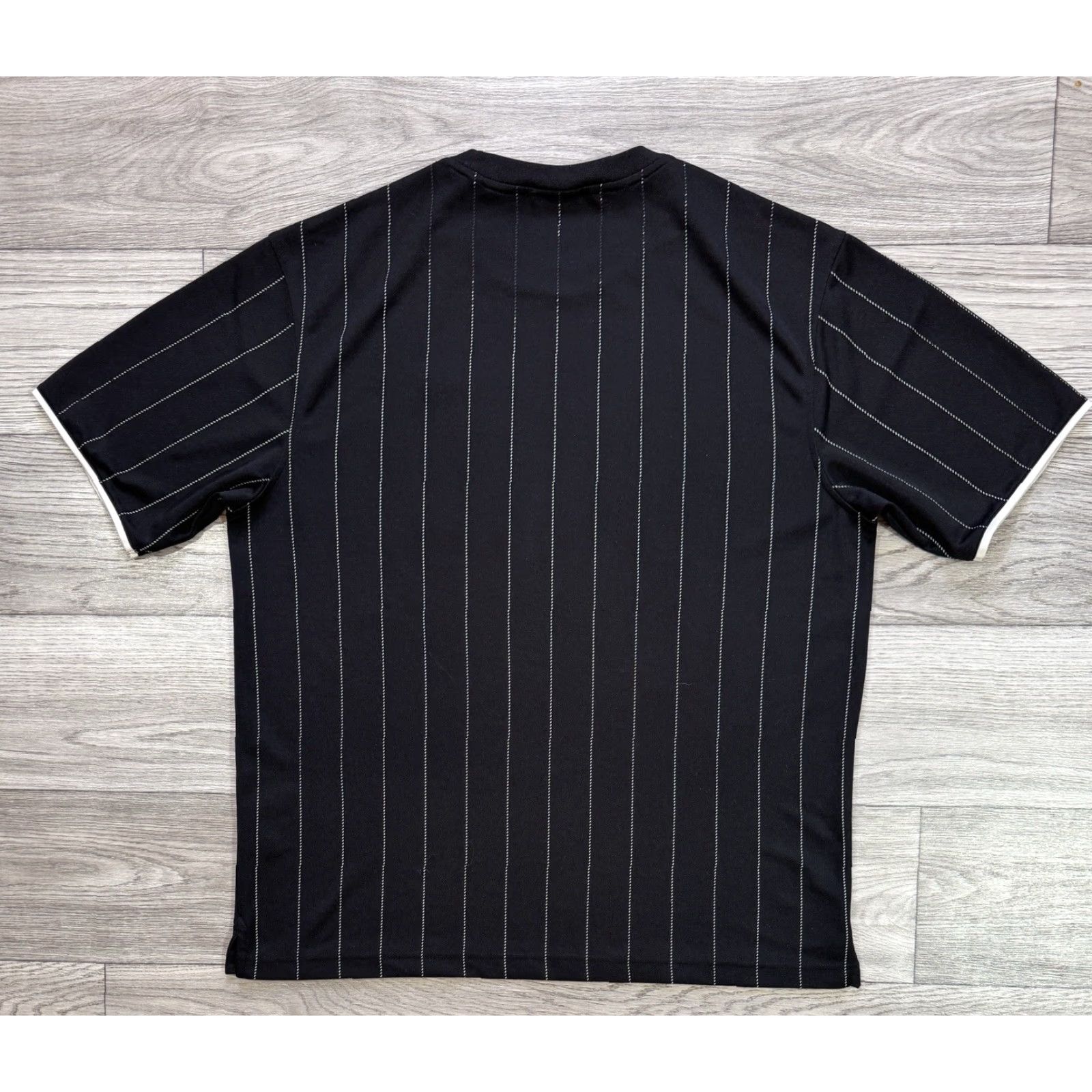 Lacoste Lacoste Sport Striped T-Shirt Crew Neck Short Sleeve Men Large Black Shirt Mens L Size US L / EU 52-54 / 3 - 2 Thumbnail