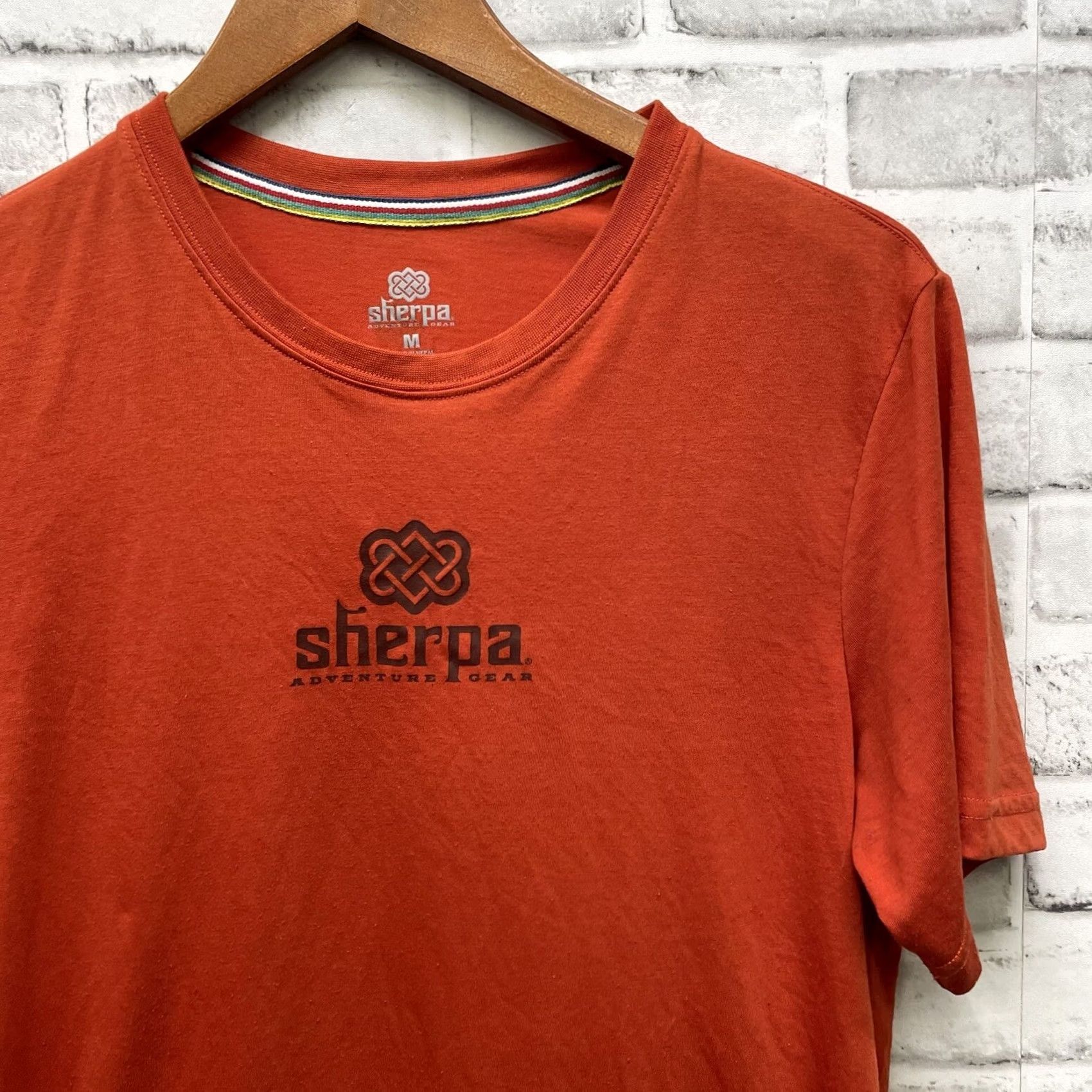 Vintage Sherpa Orange Graphic Tee Mens Size M Athletic Polyester Blend Size US M / EU 48-50 / 2 - 2 Thumbnail