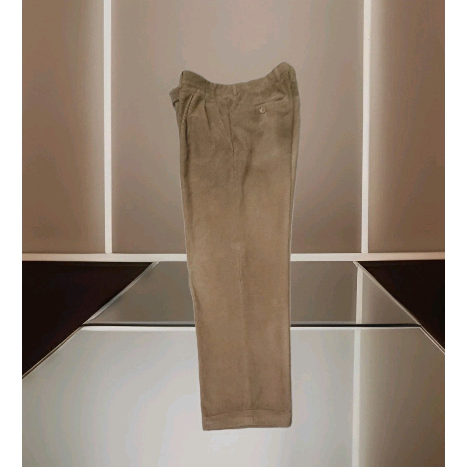 Ermenegildo Zegna ERMENEGILDO ZEGNA Soft Brown Corduroy Casual Pant 32×27 Size US 32 / EU 48 - 3 Thumbnail
