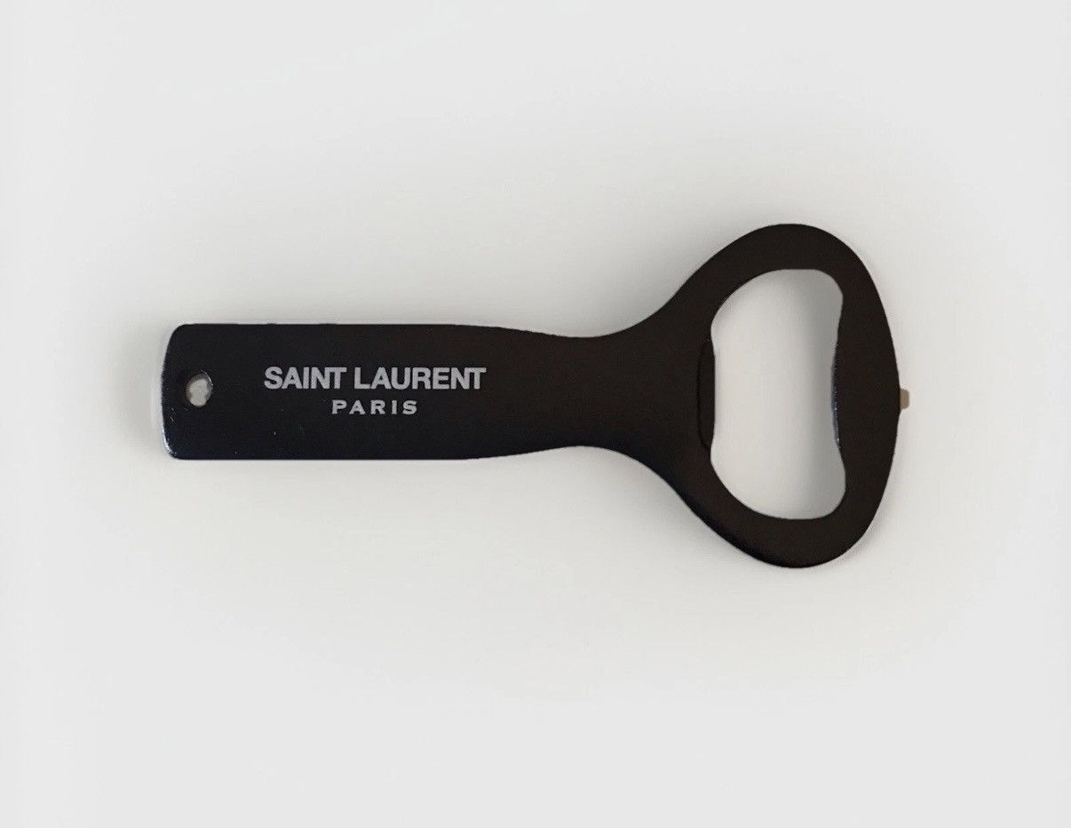 Saint Laurent Paris SAINT LAURENT Rive Droite Bottle Opener Black with Gift Bag Size ONE SIZE - 2 Thumbnail