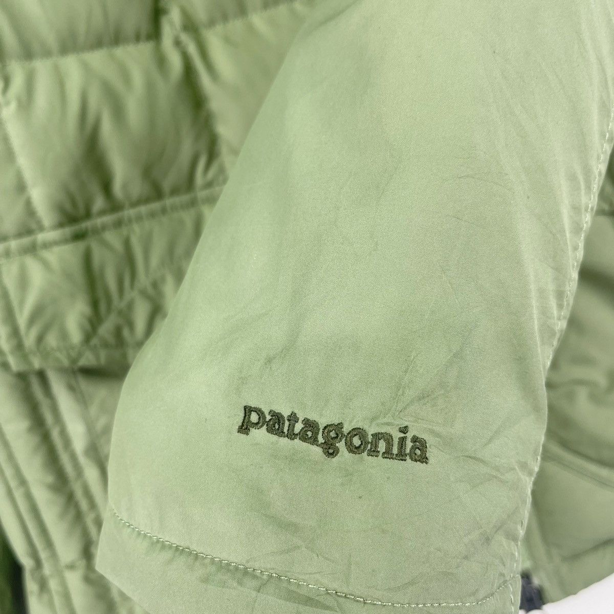 Patagonia × Vintage Patagonia Olive Green Puffer Size S / US 4 / IT 40 - 8 Thumbnail