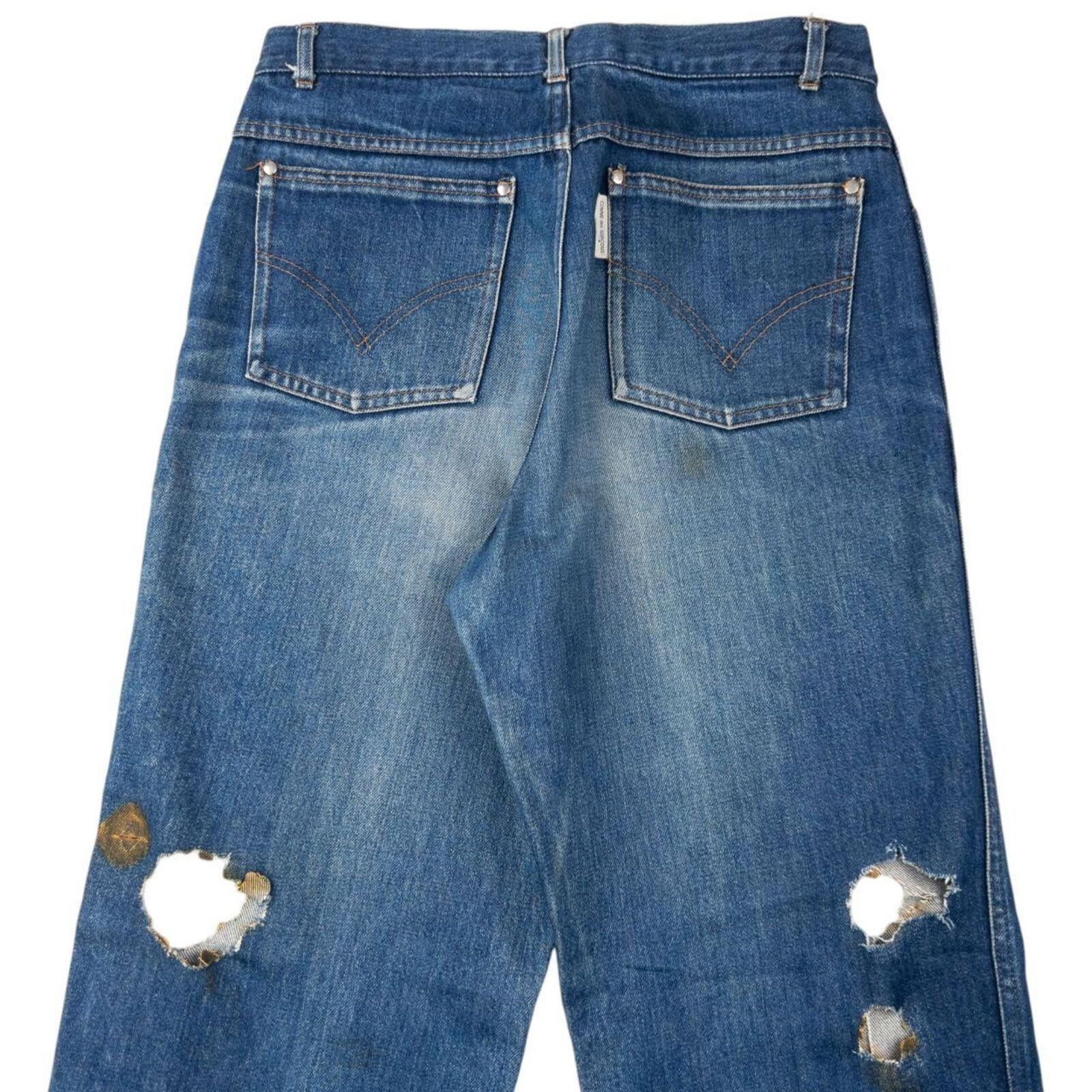 Comme des Garcons Vintage Comme Des Garçons HOMME Distressed Denim Jeans W29 Size US 29 - 3 Thumbnail