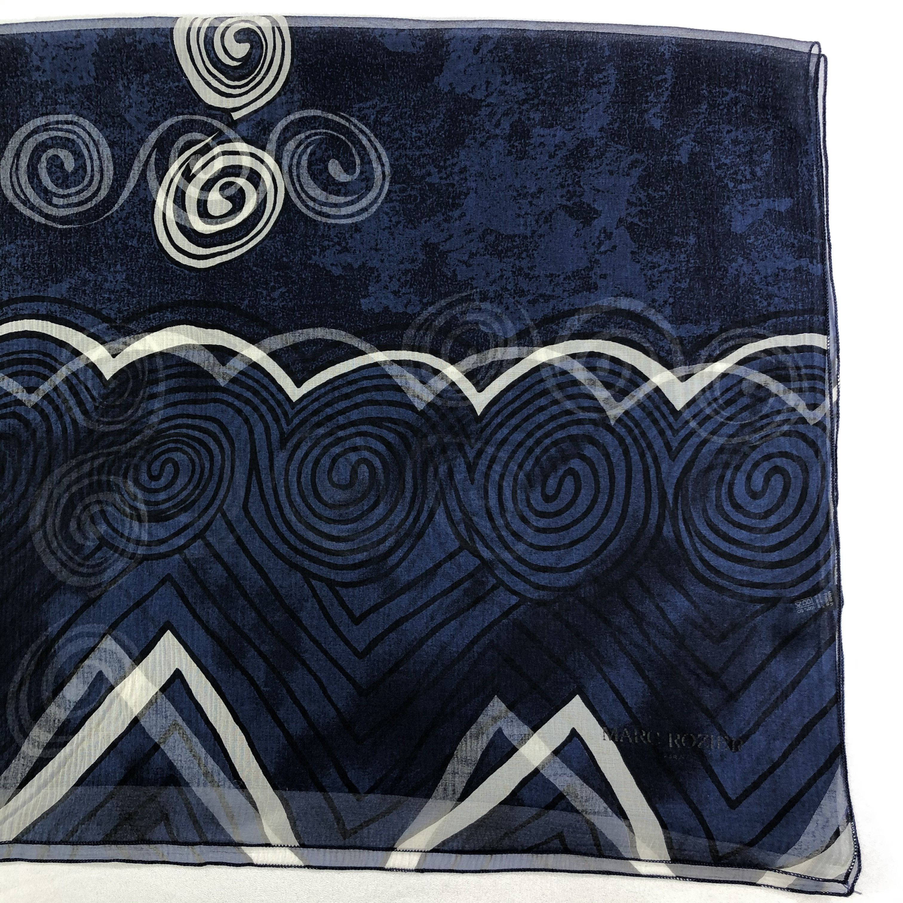 Vintage Vintage Marc Rozier Silk Scarf Size ONE SIZE - 4 Thumbnail