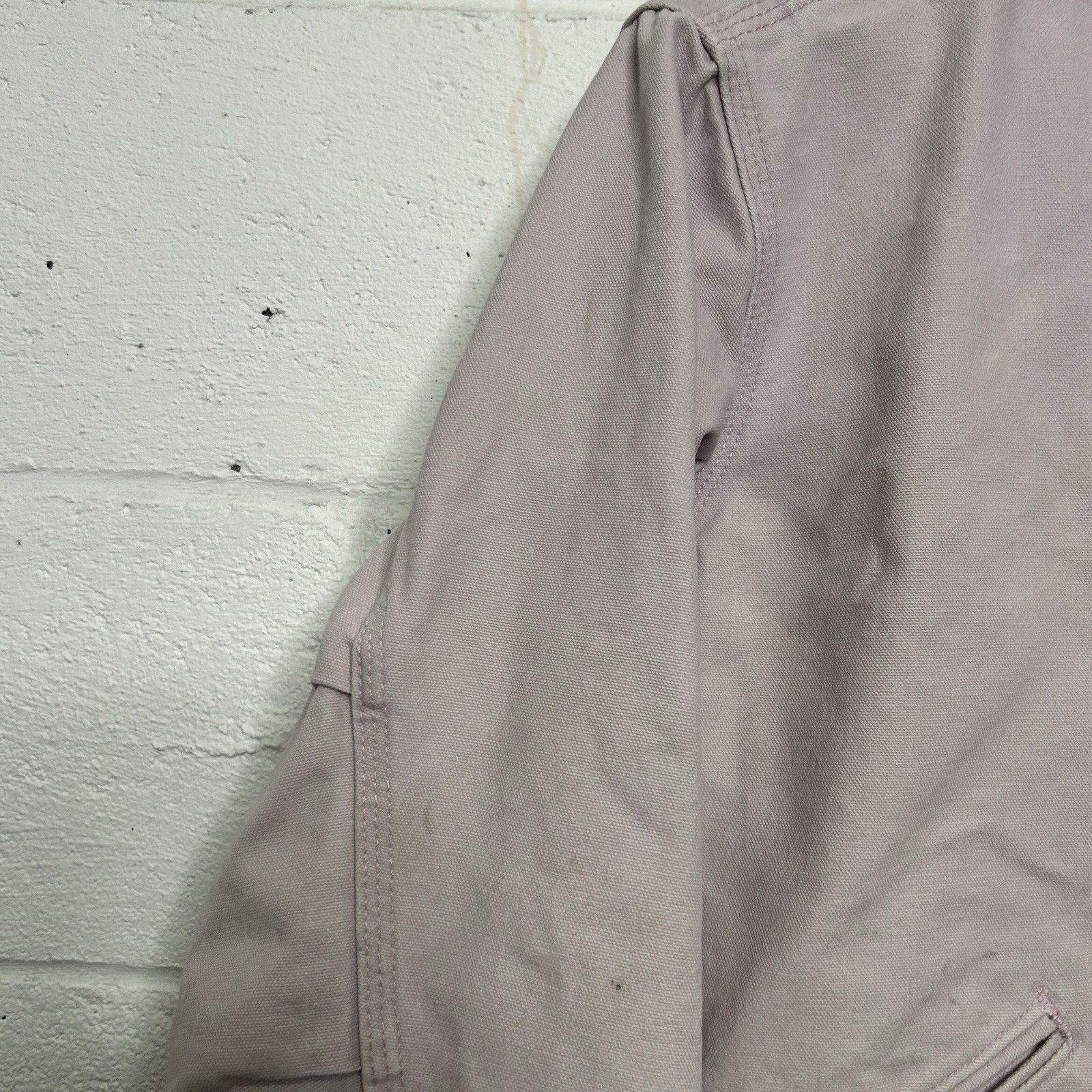 Carhartt Y2k Carhartt Sherpa-Lined Hooded Detroit Jacket “Pale Pink” Size S / US 4 / IT 40 - 4 Thumbnail