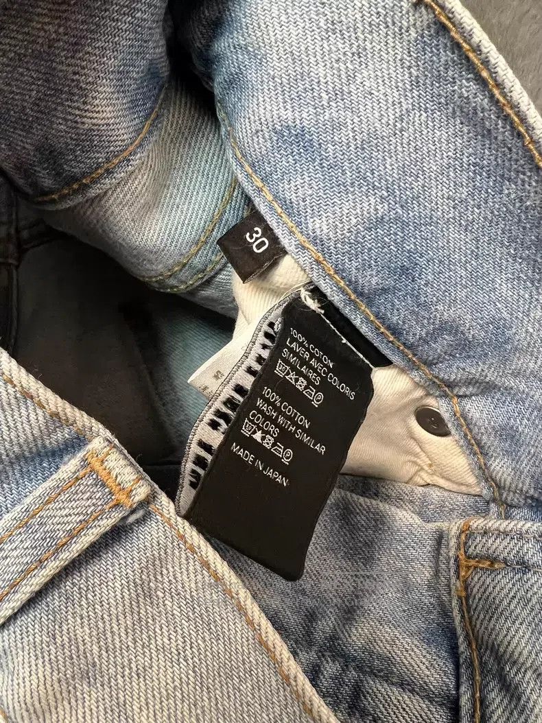 Celine CELINE Light Blue Washed Straight Leg Denim Jeans Size US 30 / EU 46 - 4 Thumbnail