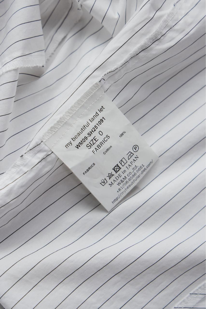 my beautiful landlet My Beautiful Landlet POPLIN STRIPED SLEEVE SHIRT Size US S / EU 44-46 / 1 - 9 Thumbnail